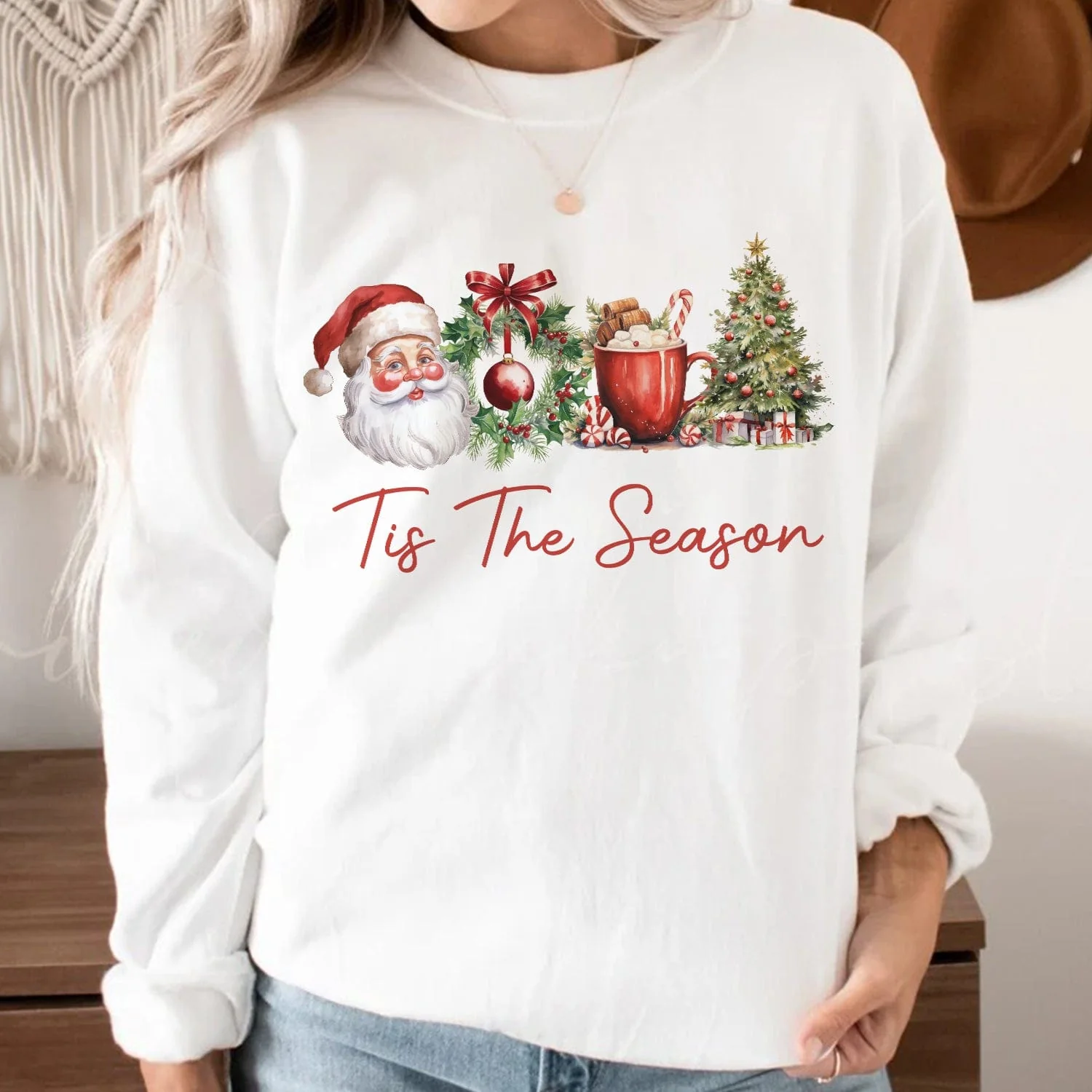 Tis The Season Christmas Sweatshirt HO82 893210