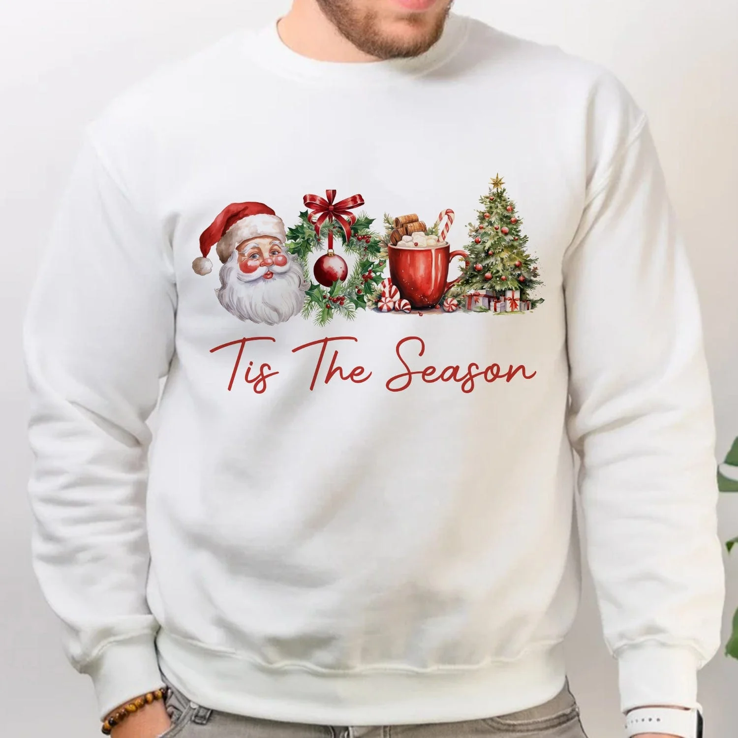 Tis The Season Christmas Sweatshirt HO82 893210 - Image 2