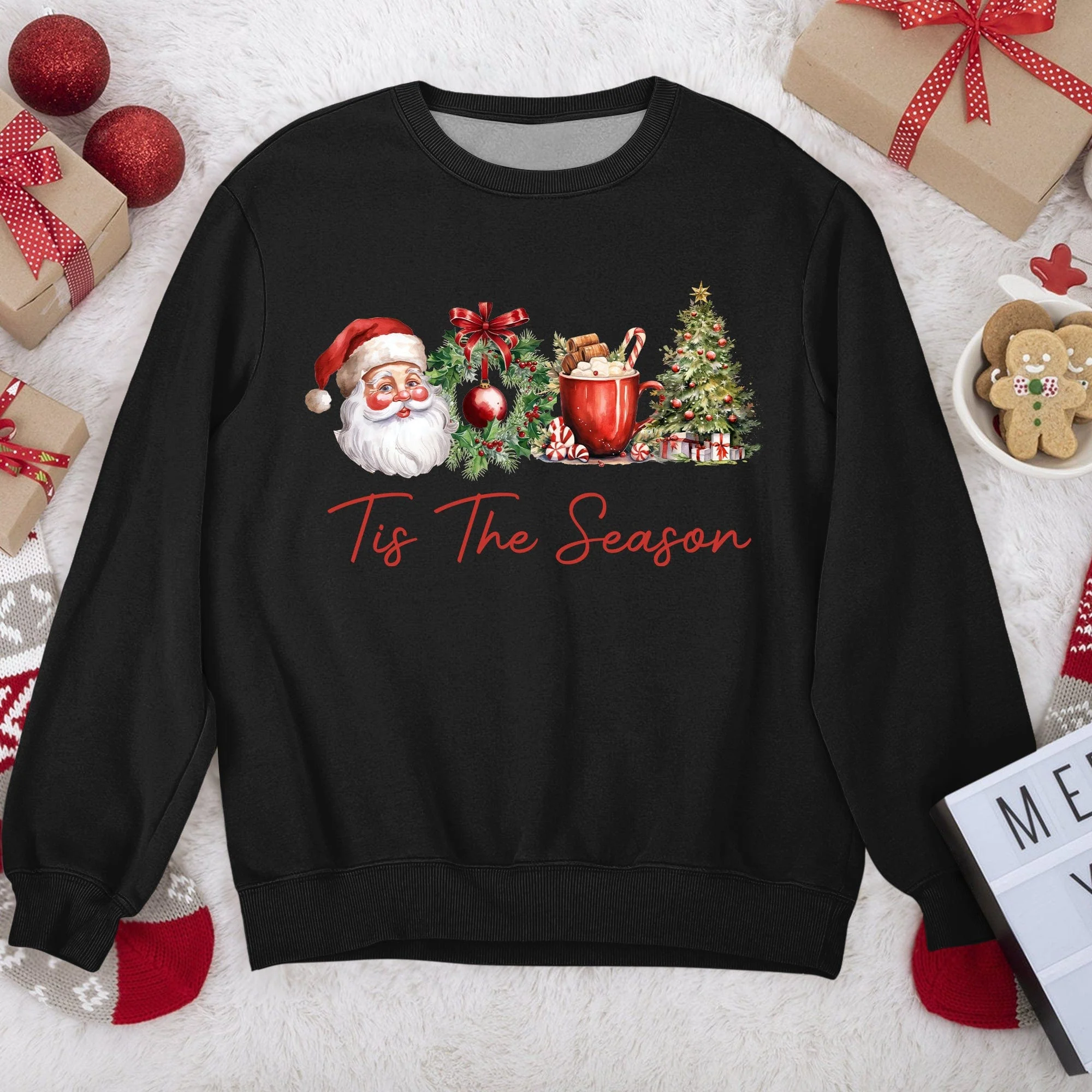 Tis The Season Christmas Sweatshirt HO82 893210 - Image 5
