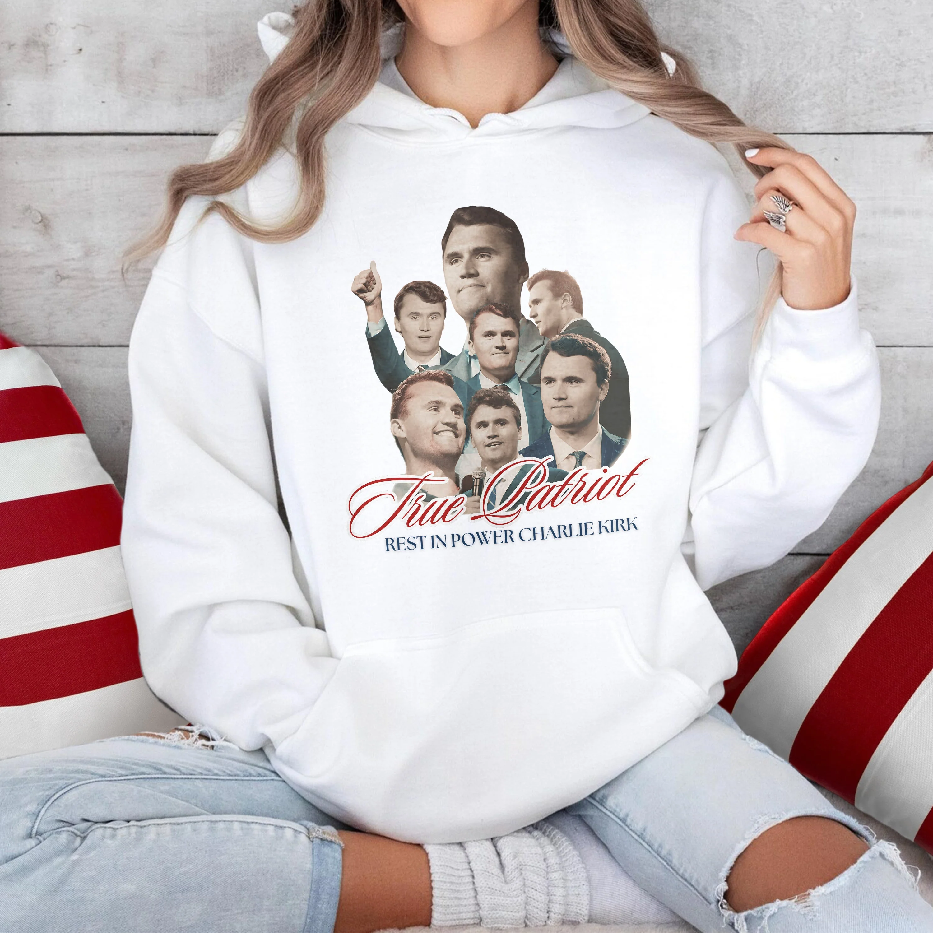 True Patriot Rest In Power Charlie Kirk Bright Shirt HO82 65808 - Image 8