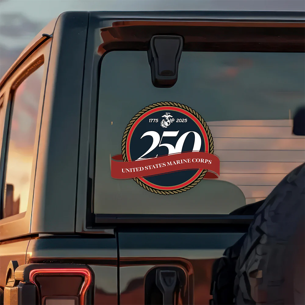 United States Marine Corps 250th Birthday Seal Car Sticker HO82 900738 - Image 5
