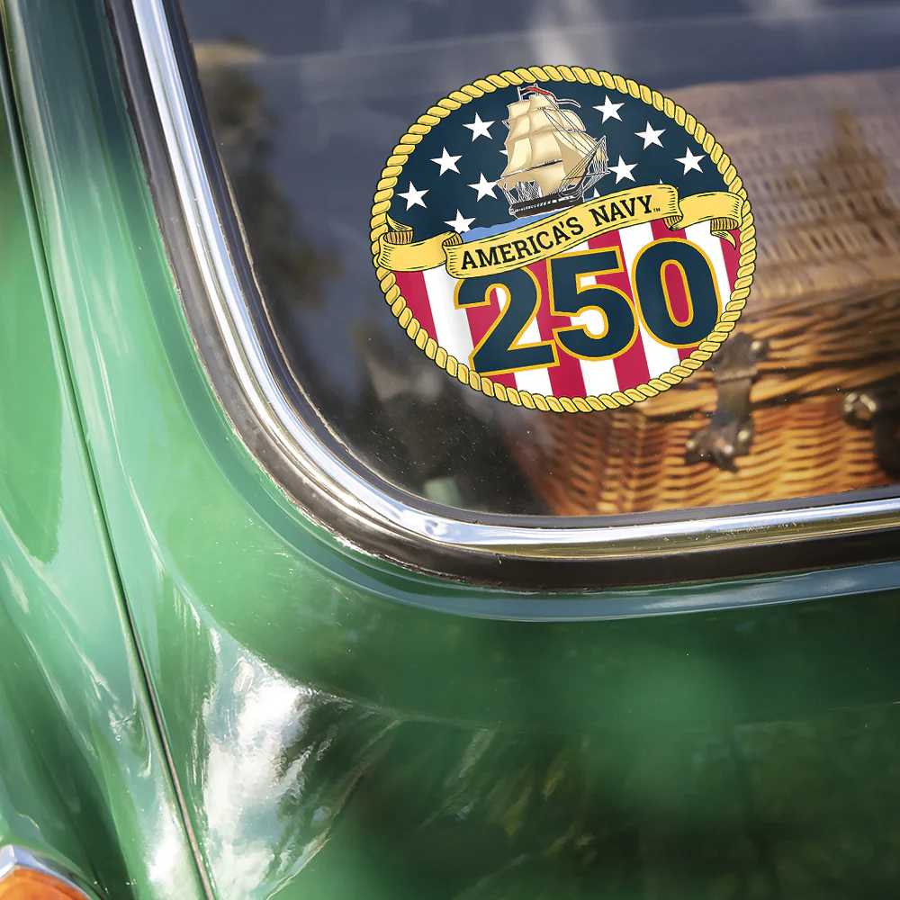 United States Navy 250th Car Sticker HO82 900736 - Image 2