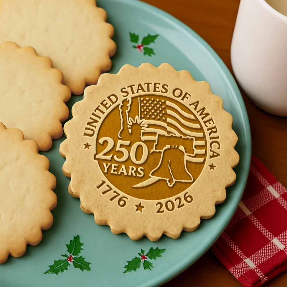 United States USA 250 Years Cookie Stamp HO82 900662 - Image 3