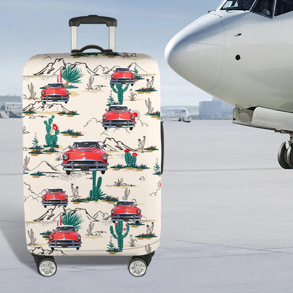 Upload Car Photo With Pattern Luggage Cover TA29 889428