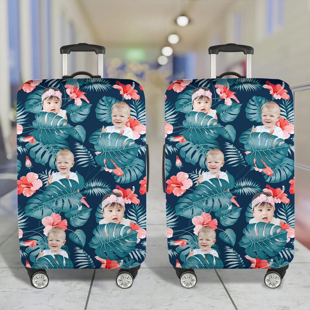 Upload Photo Family Hawaiian Luggage Cover TA29 889420 - Image 3