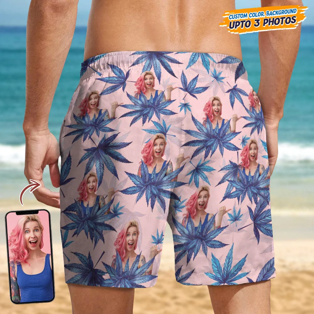 Upload Photo Human And Weed Beach Short TA29 889300 - Image 2
