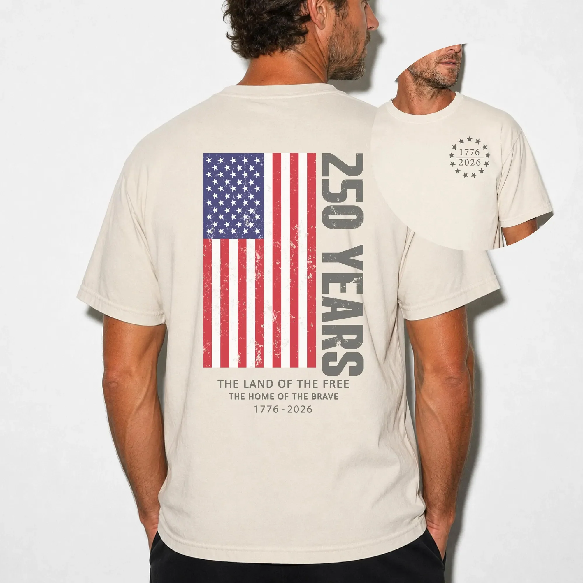 Vintage Style America 250th Anniversary Shirt - 1776-2026 - 4th of July Comfort Shirt HO82 902756 - Image 4