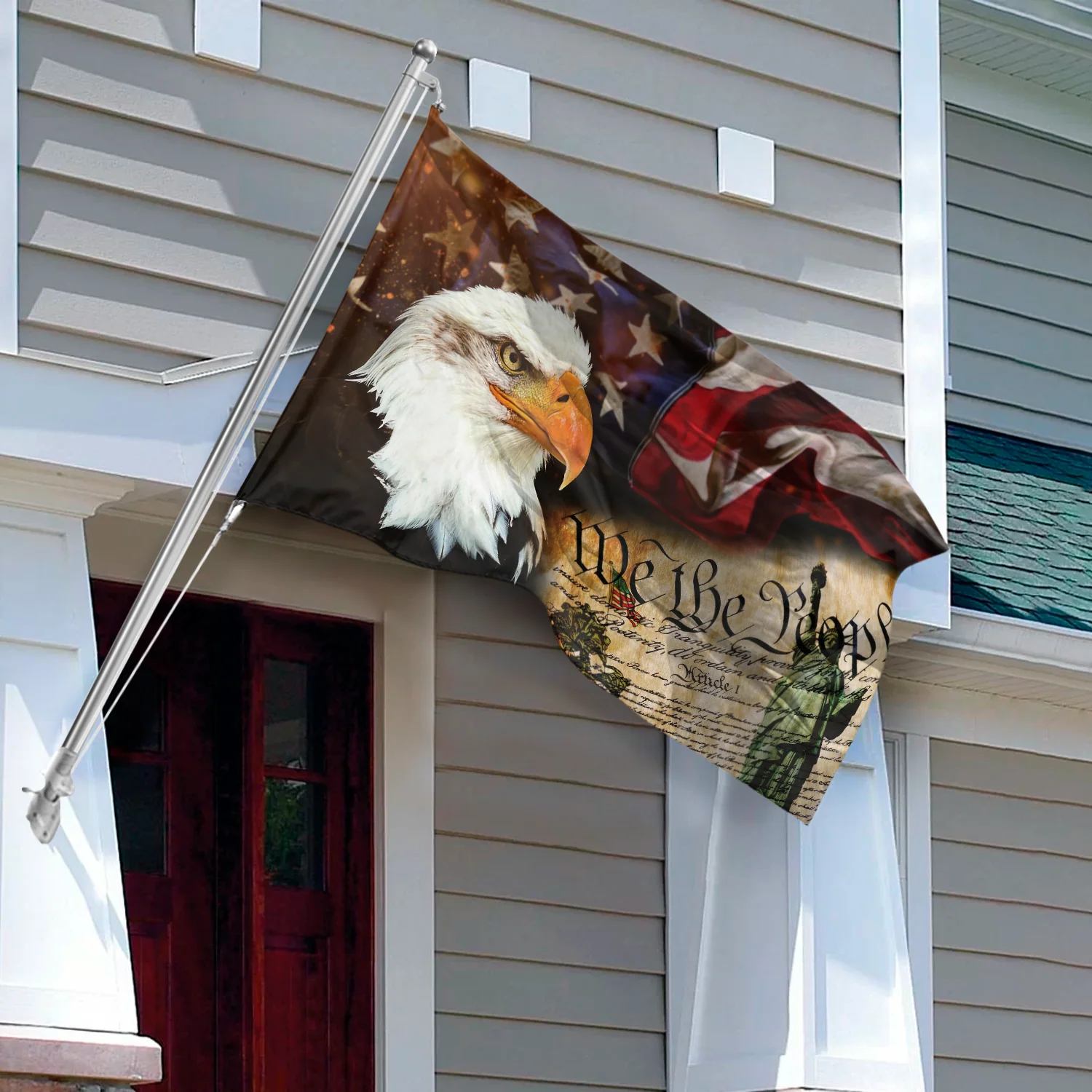 We The People 1776 Flag Patriotic 4th of July Double-Sided Flag HO82 894824 - Image 4