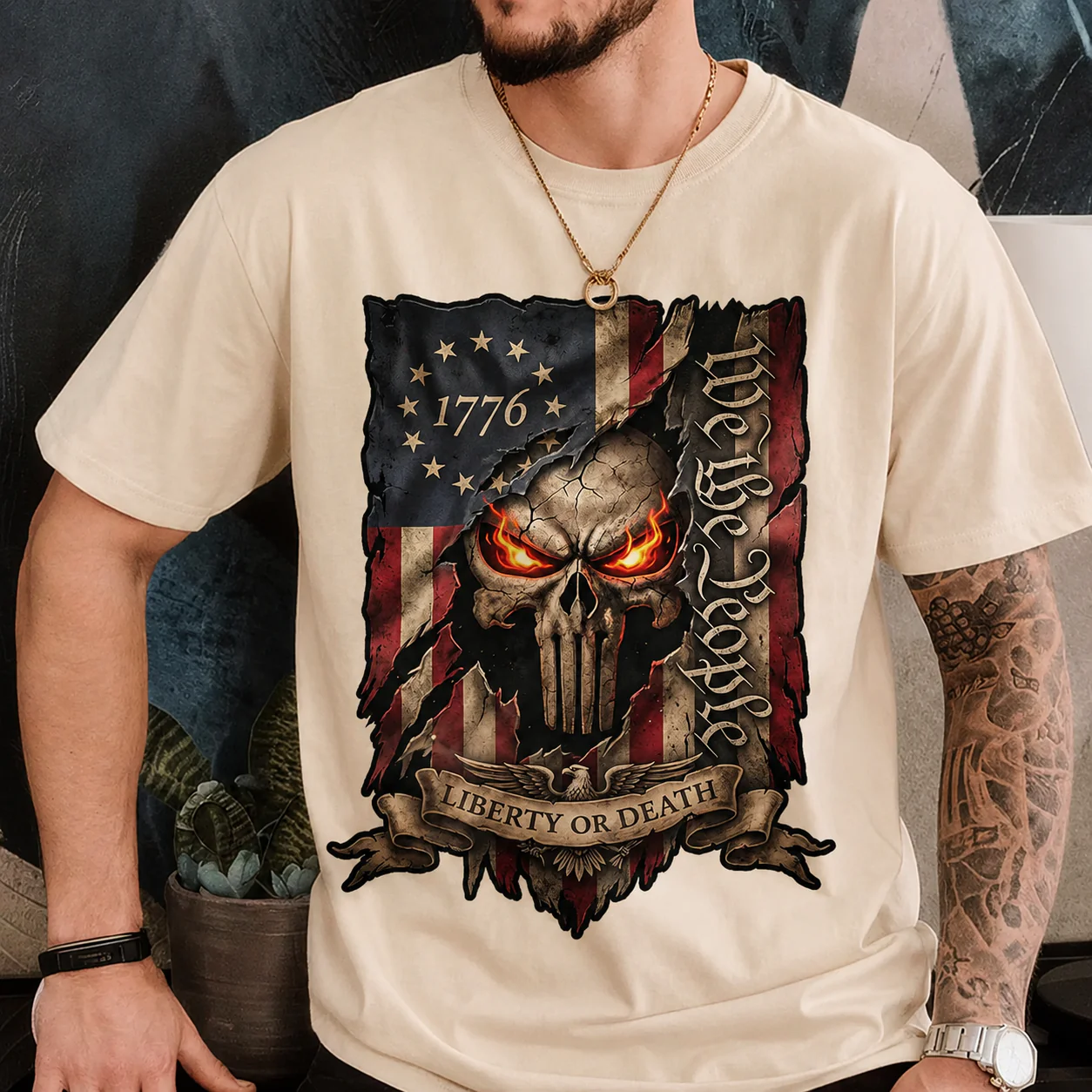 We The People USA Patriotic 250th Anniversary Comfort Shirt HO82 902668 - Image 2