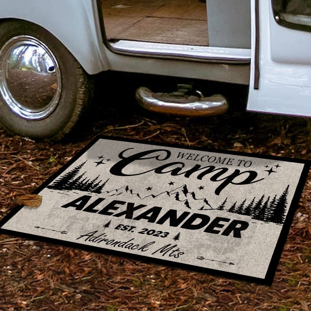 Welcome To Camp For Camping Lovers Doormat TA29 889406 - Image 2