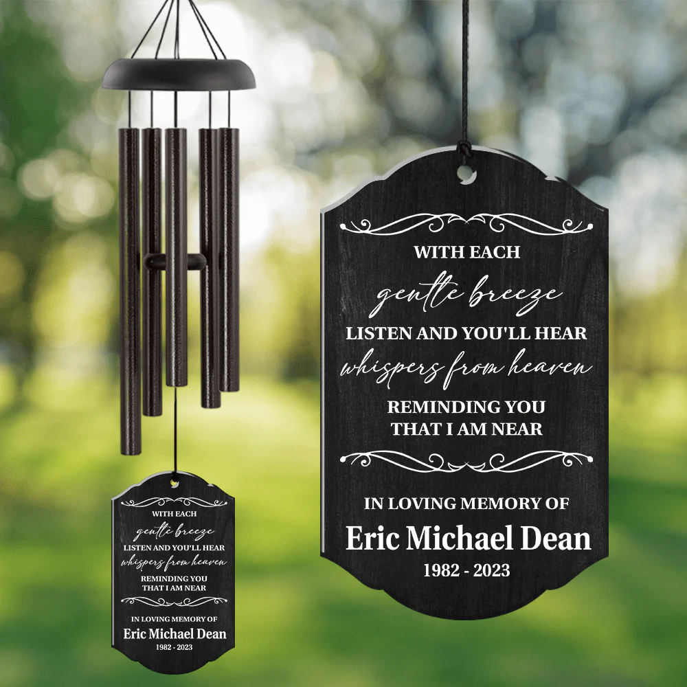 Whispers From Heaven Memorial Gift Wind Chimes Personalized Gift TA29 890458 - Image 2