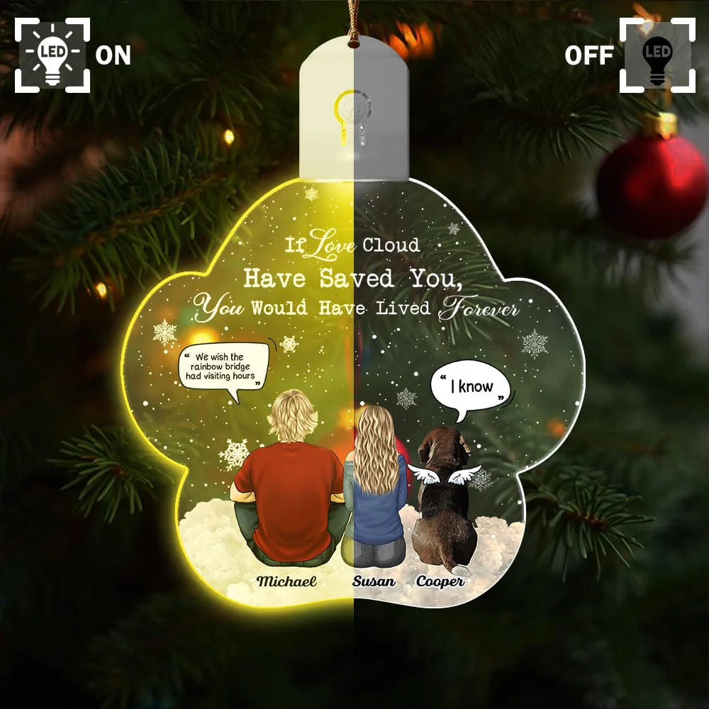 You Were My Favorite Hello And Hardest Goodbye Christmas Memorial Gift Led Acrylic Ornament Personalized Gift HO82 893298 - Image 4