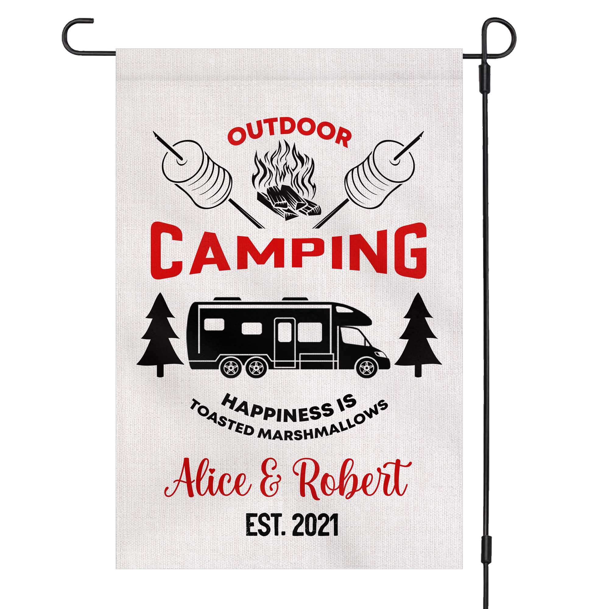 Outdoor Camping Custom Camping Garden Flag H187