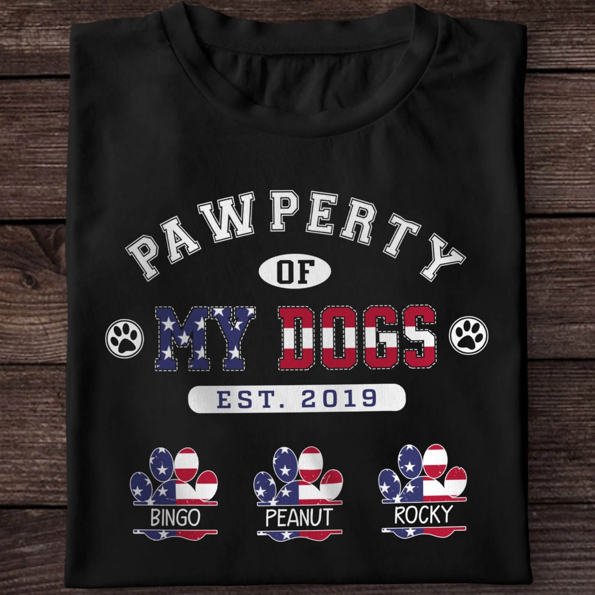 Pawperty Of My Dogs Personalized Custom Dog Shirt C188 - Image 4