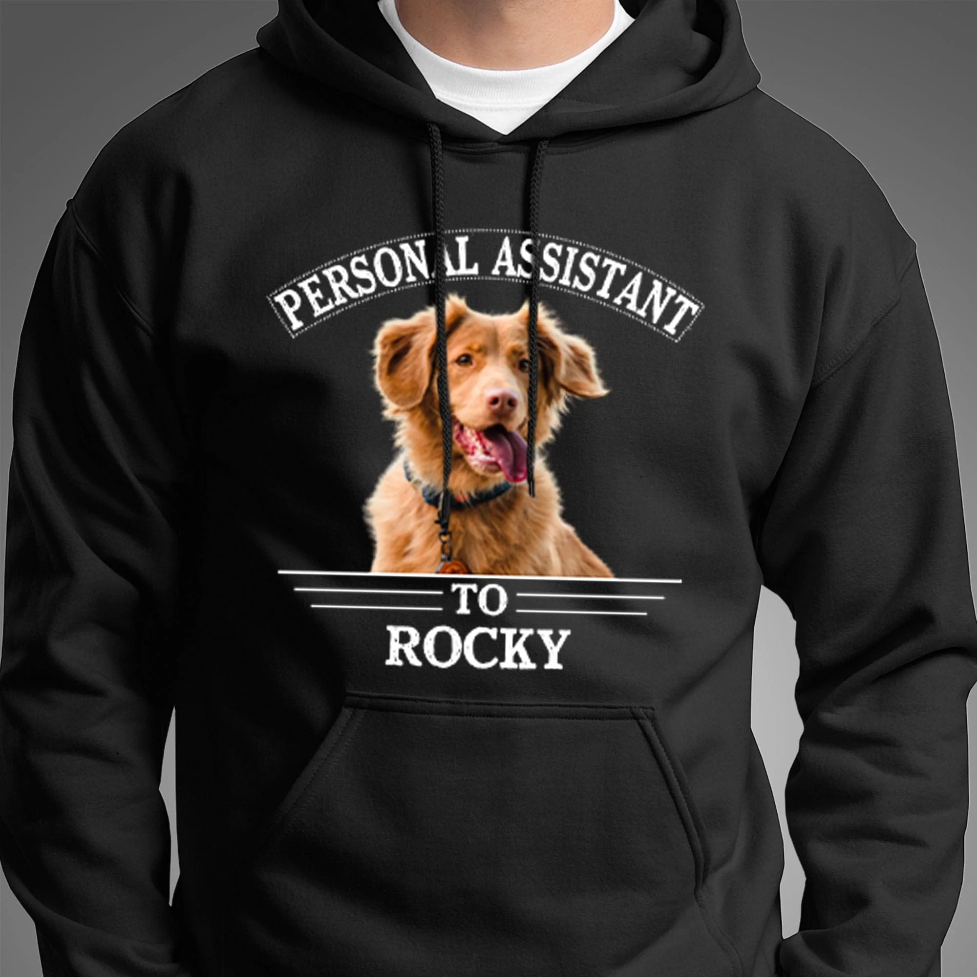 Personal Assistant Personalized Dog Cat Pet Photo Shirt C273 - Image 5