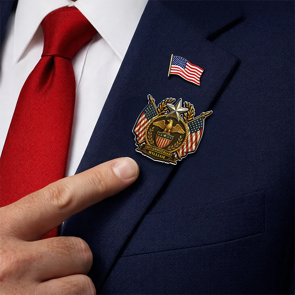 Personalized America 250th Anniversary Acrylic Pin HA75 920966 - Image 4