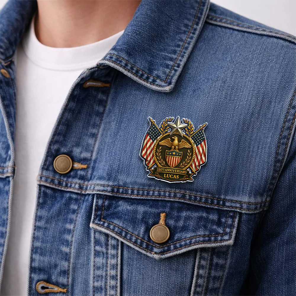 Personalized America 250th Anniversary Acrylic Pin HA75 920966 - Image 5