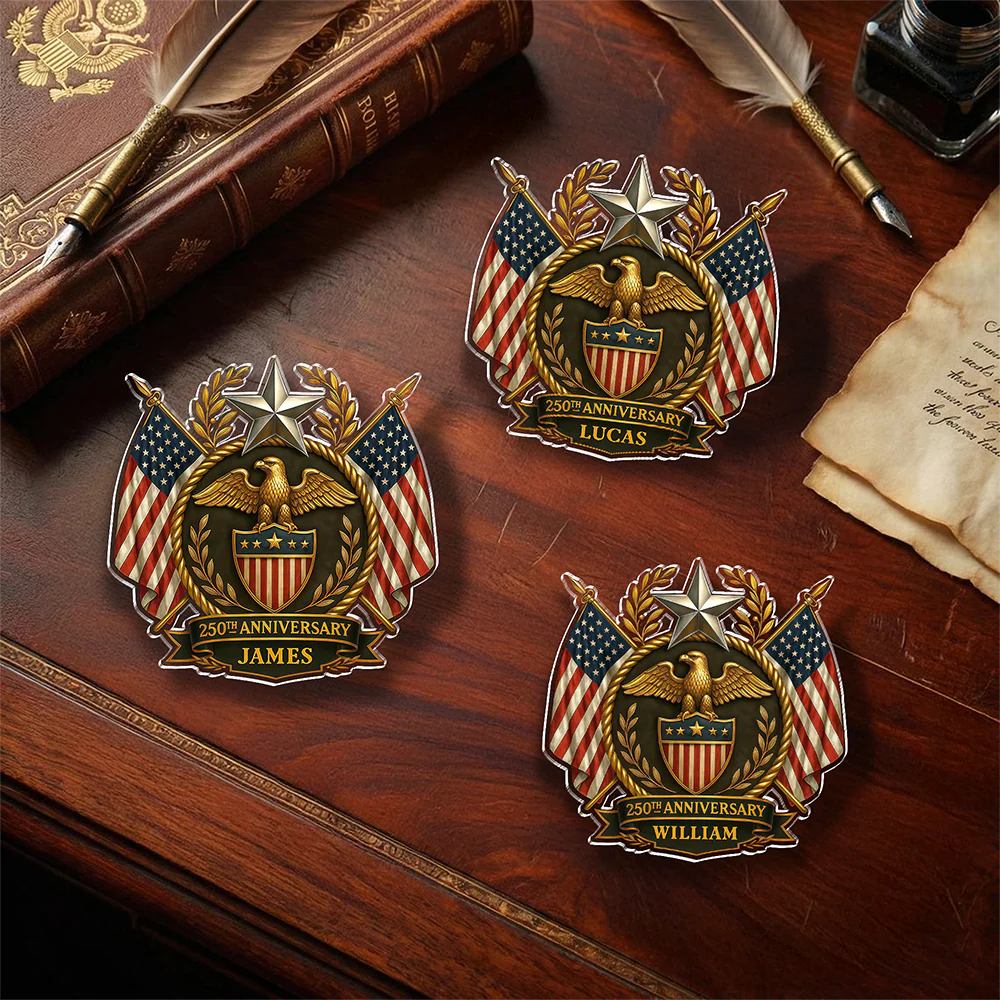 Personalized America 250th Anniversary Acrylic Pin HA75 920966 - Image 7