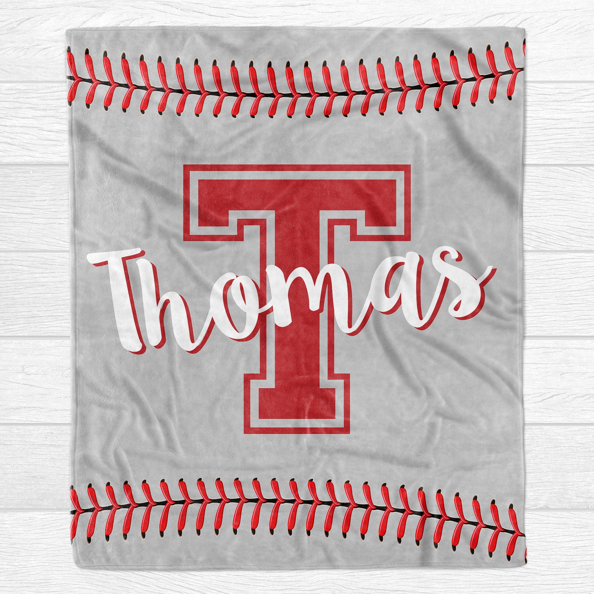 Personalized Custom Baseball Blanket C530