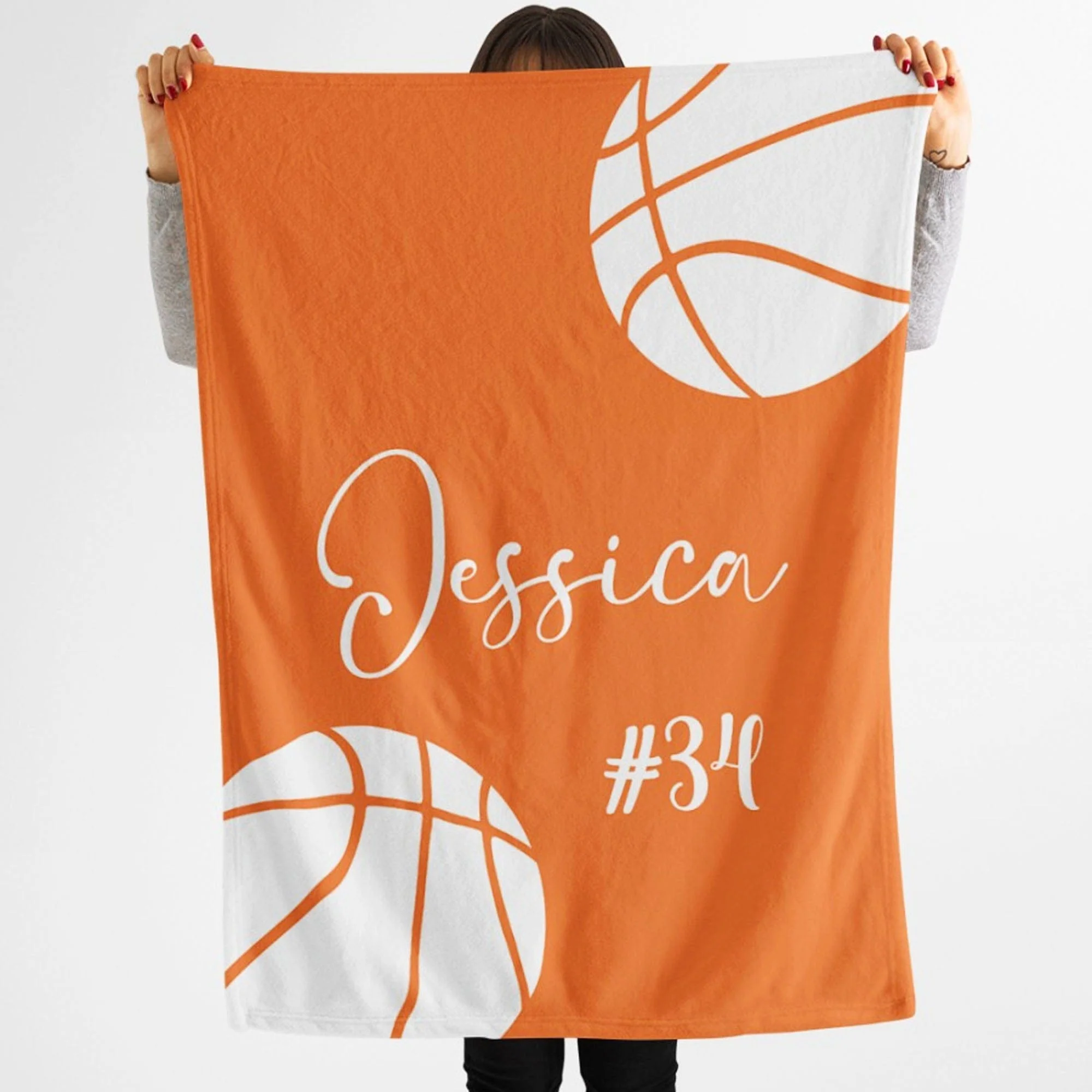 Personalized Custom Basketball Blanket C528 - Image 3