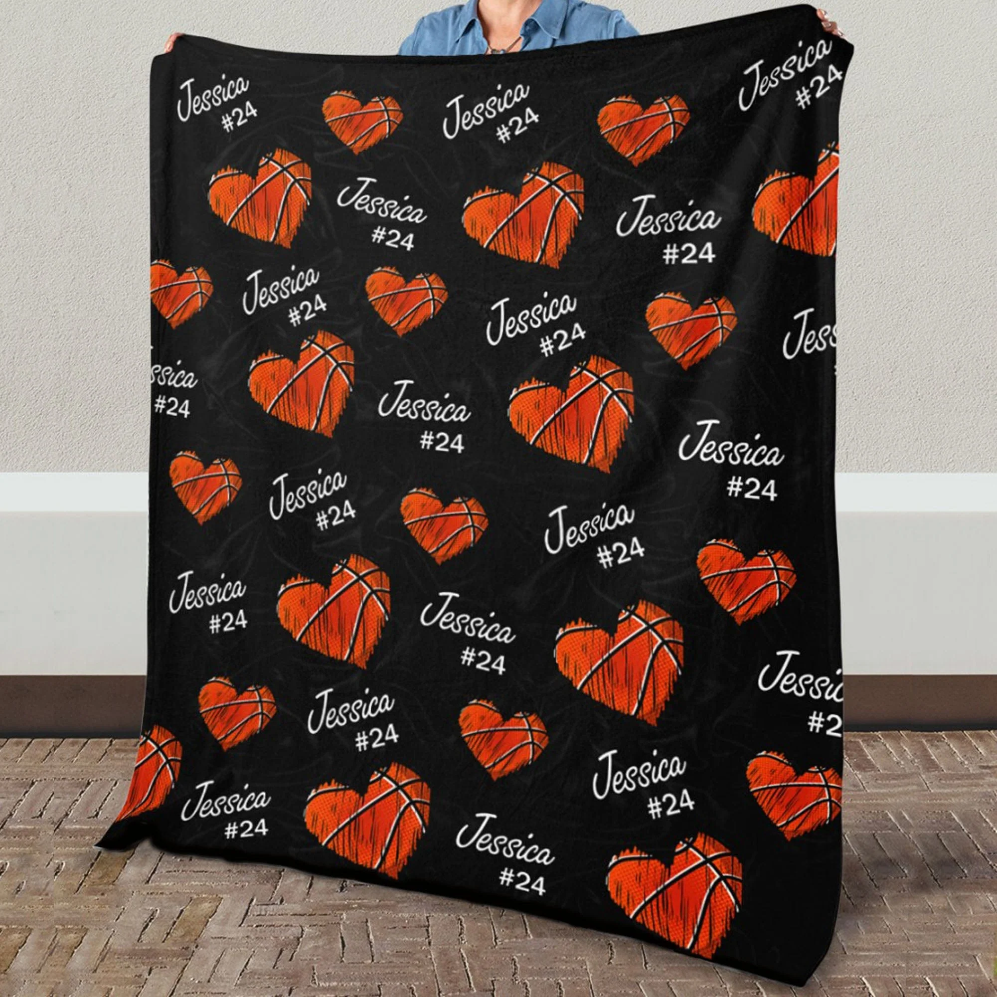 Personalized Custom Basketball Blanket H532 - Image 6