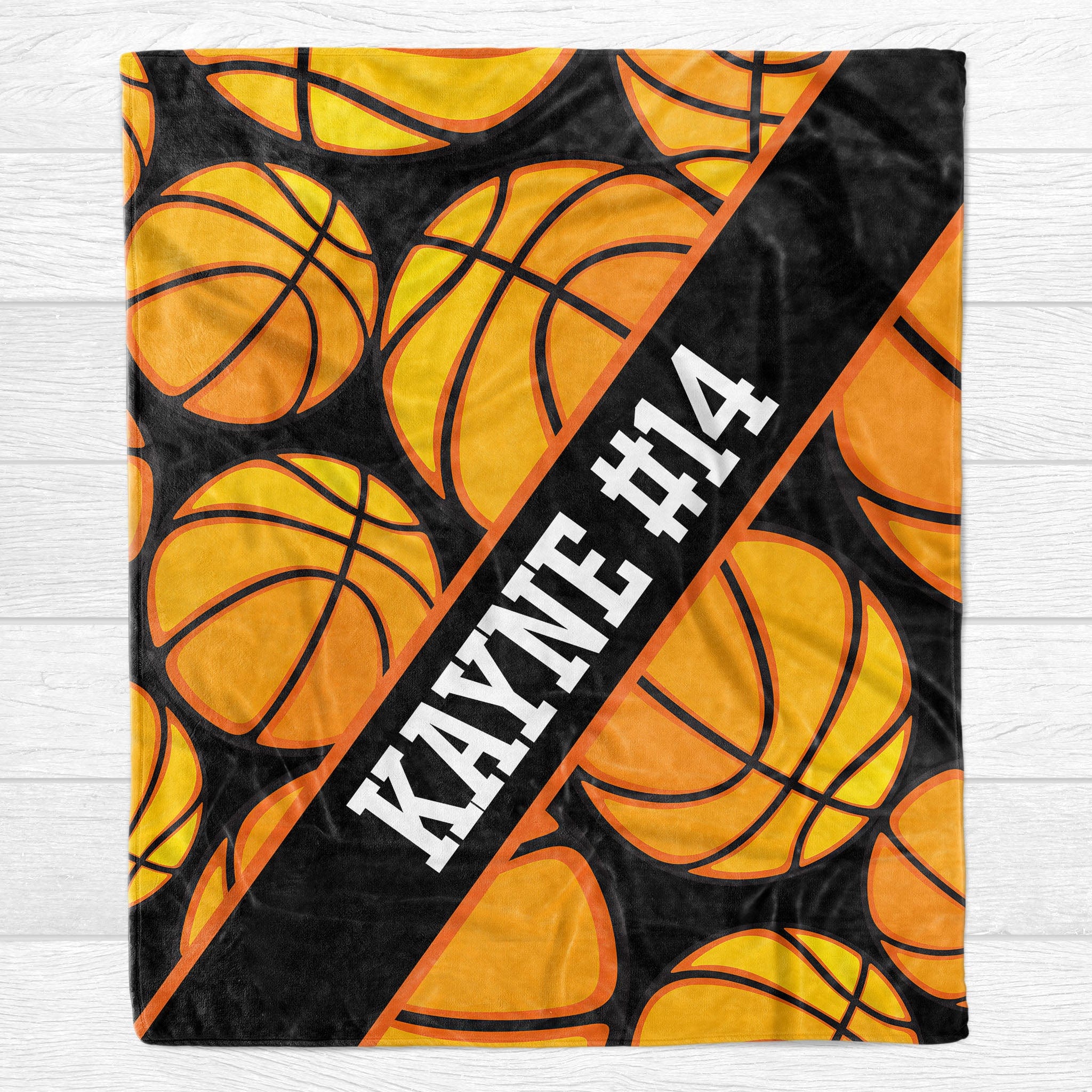 Personalized Custom Basketball Blanket H533