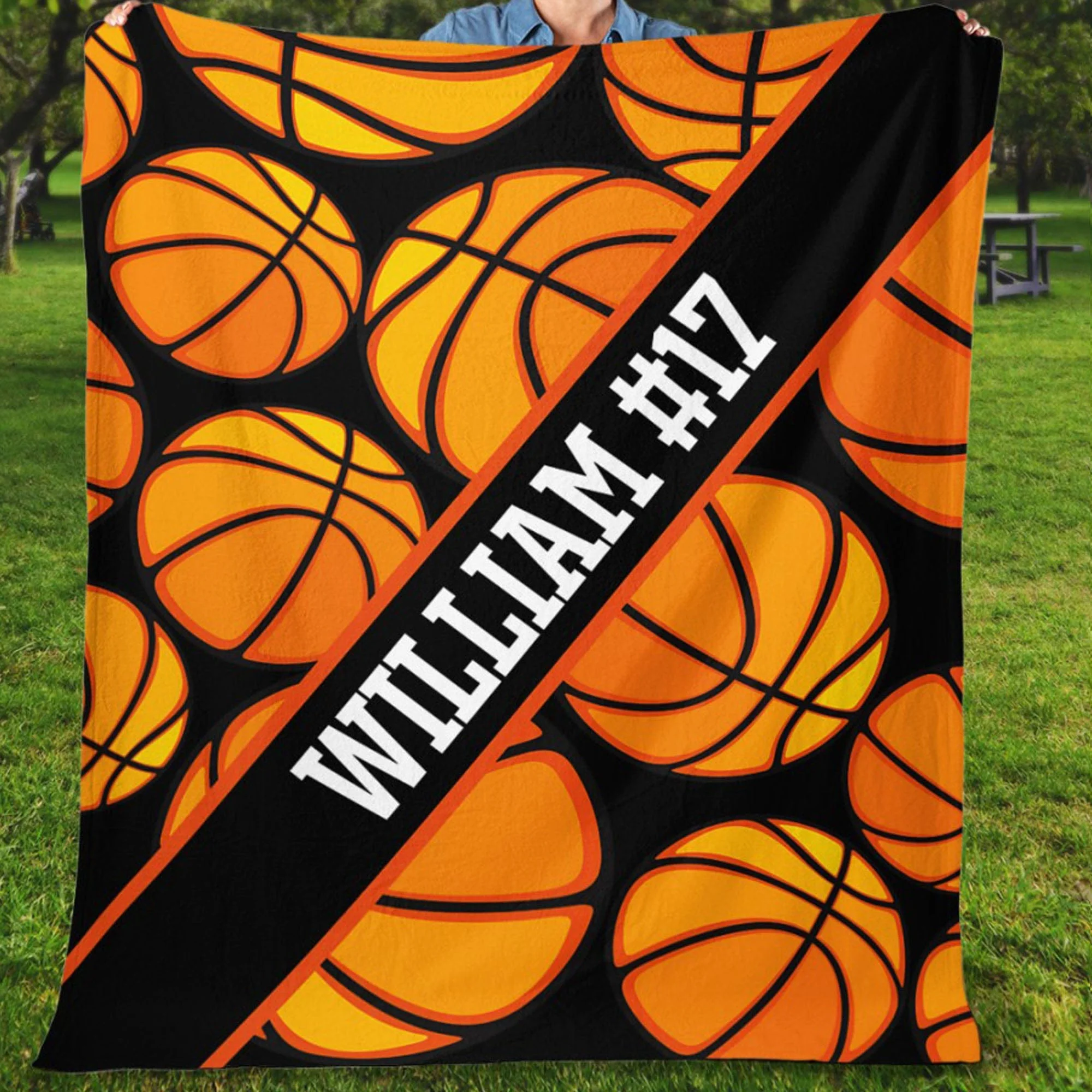 Personalized Custom Basketball Blanket H533 - Image 3