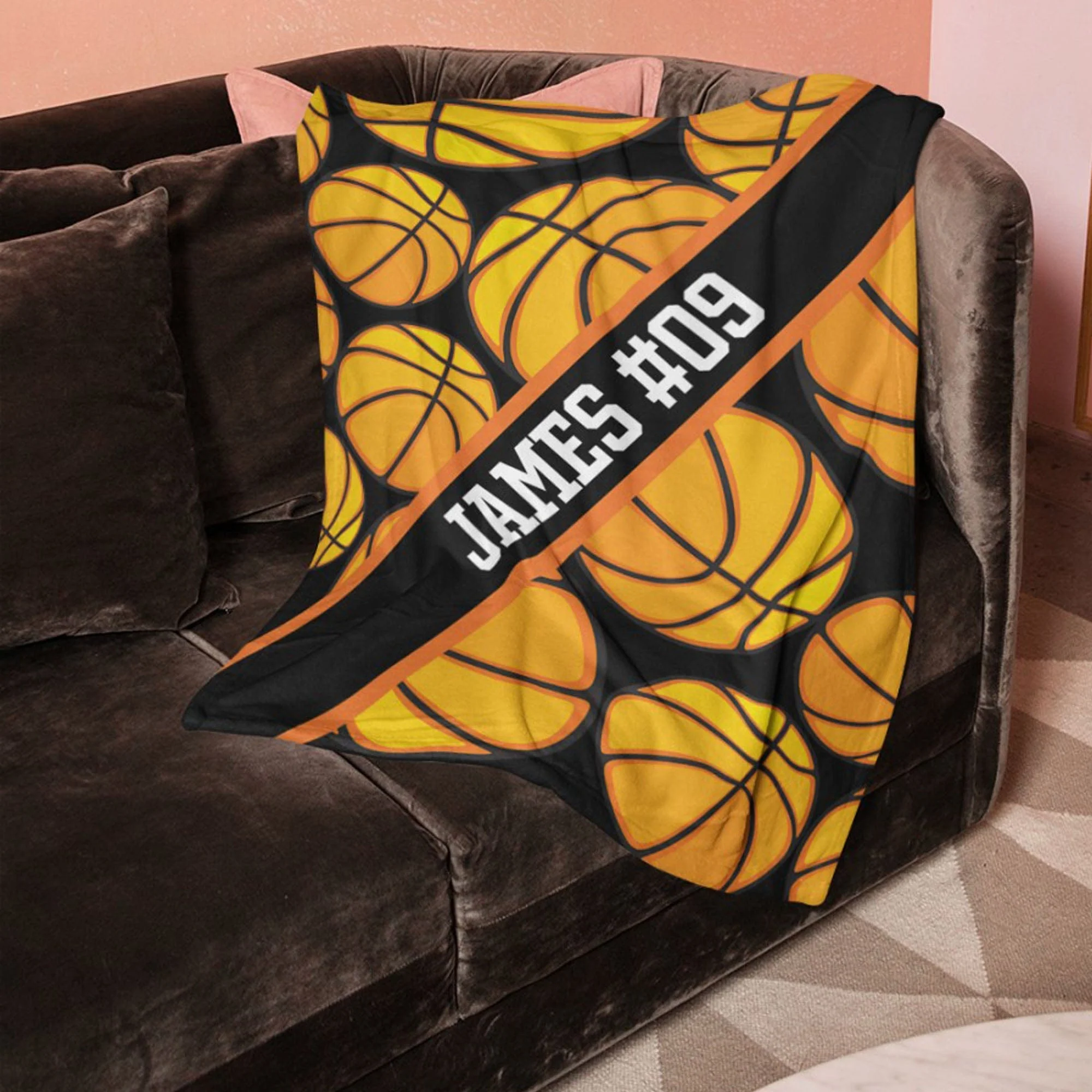 Personalized Custom Basketball Blanket H533 - Image 5