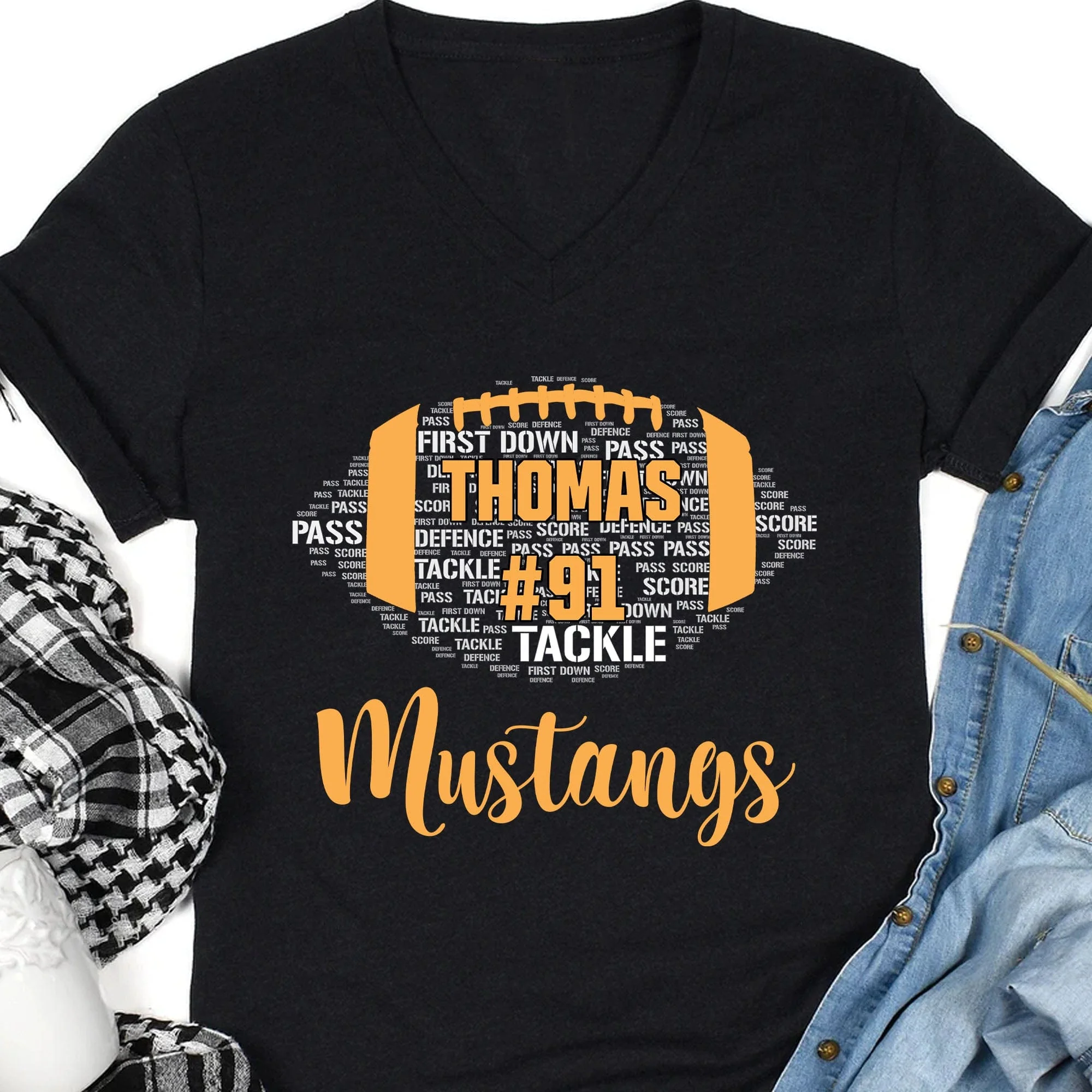 Personalized Custom Football Shirts C491 - Image 4