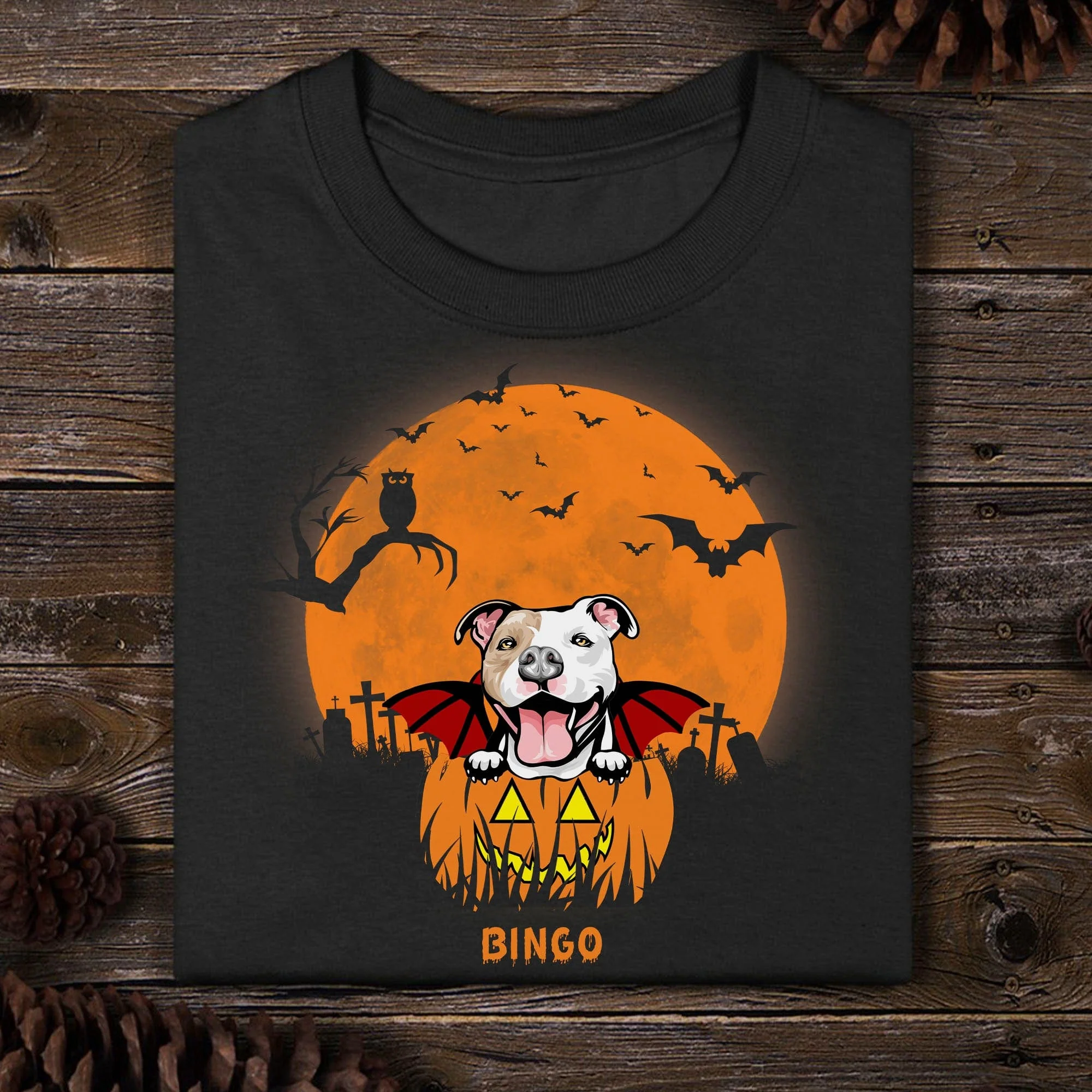 Personalized Custom Frontside Shirt, Halloween Ideas, Gift For Dog Lovers C459
