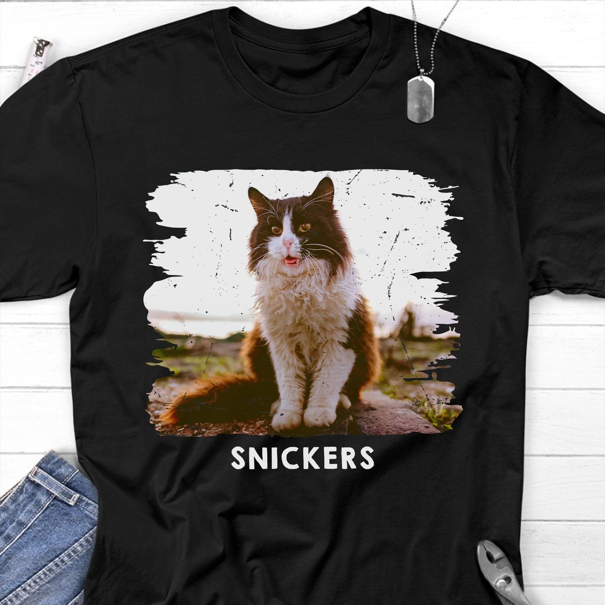 Personalized Custom Photo Dog Cat Pet Shirt C606 890765 - Image 2