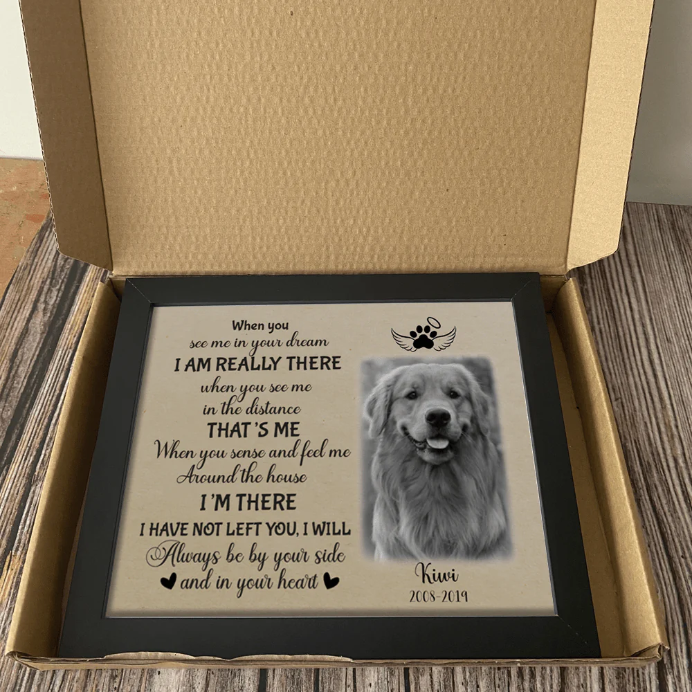 When You See Me In Your Dream Dog Picture Frame - Image 4