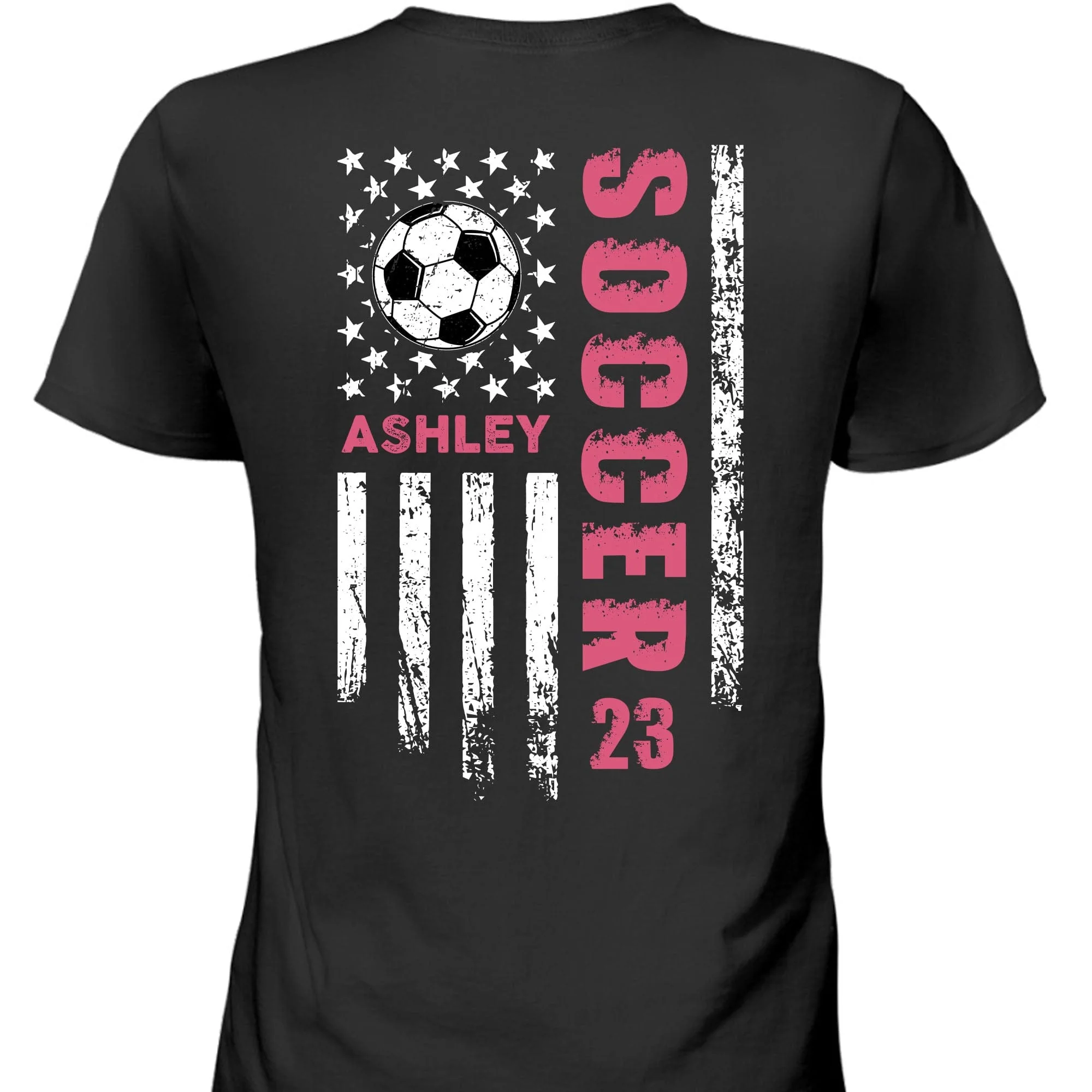 Personalized Custom Soccer Backside Shirts C524 - Image 2