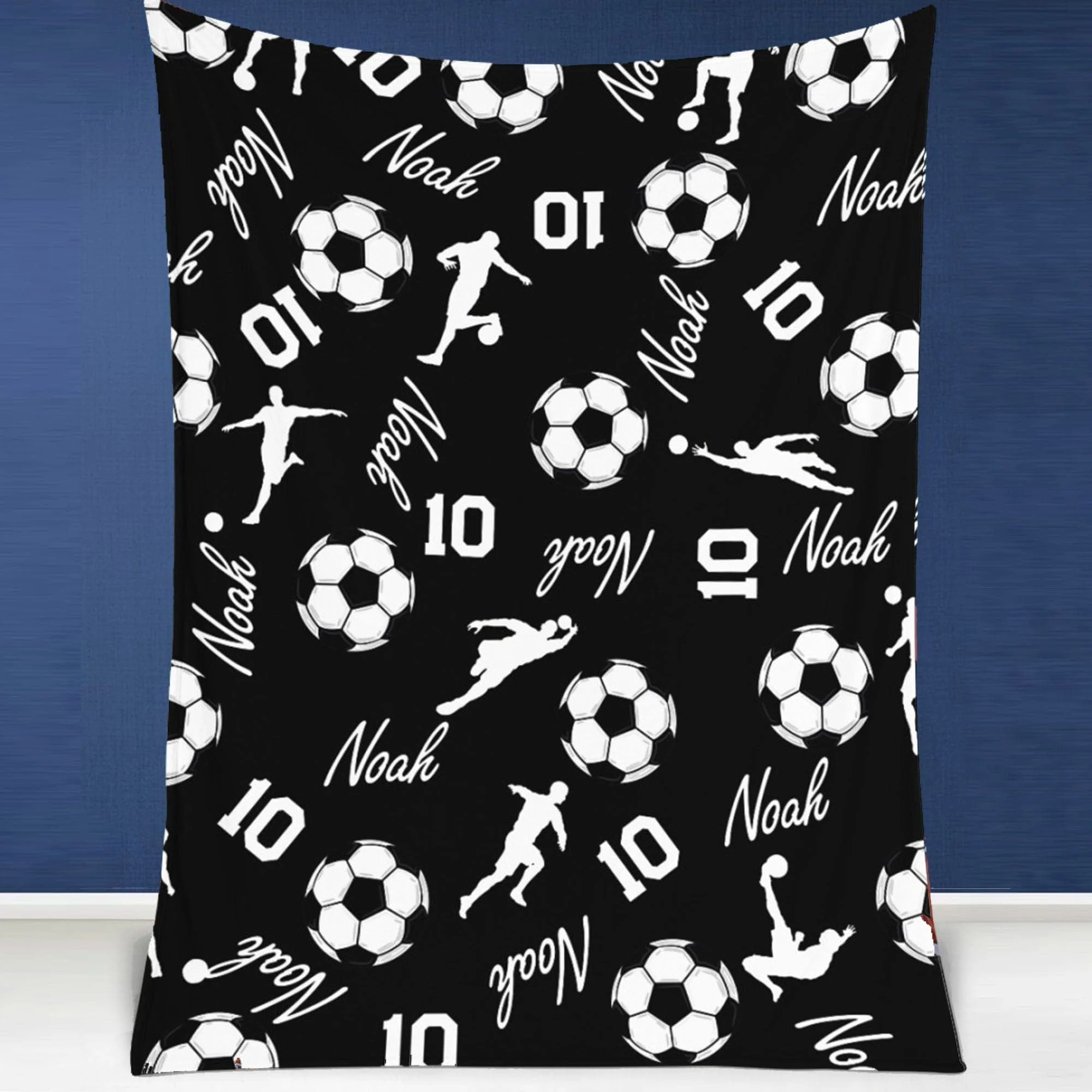 Personalized Custom Soccer Collage Blanket H531 - Image 3