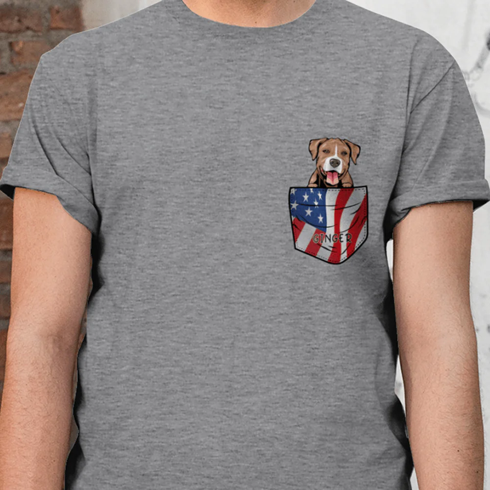 American Pocket Dark Dog Shirt - Image 2