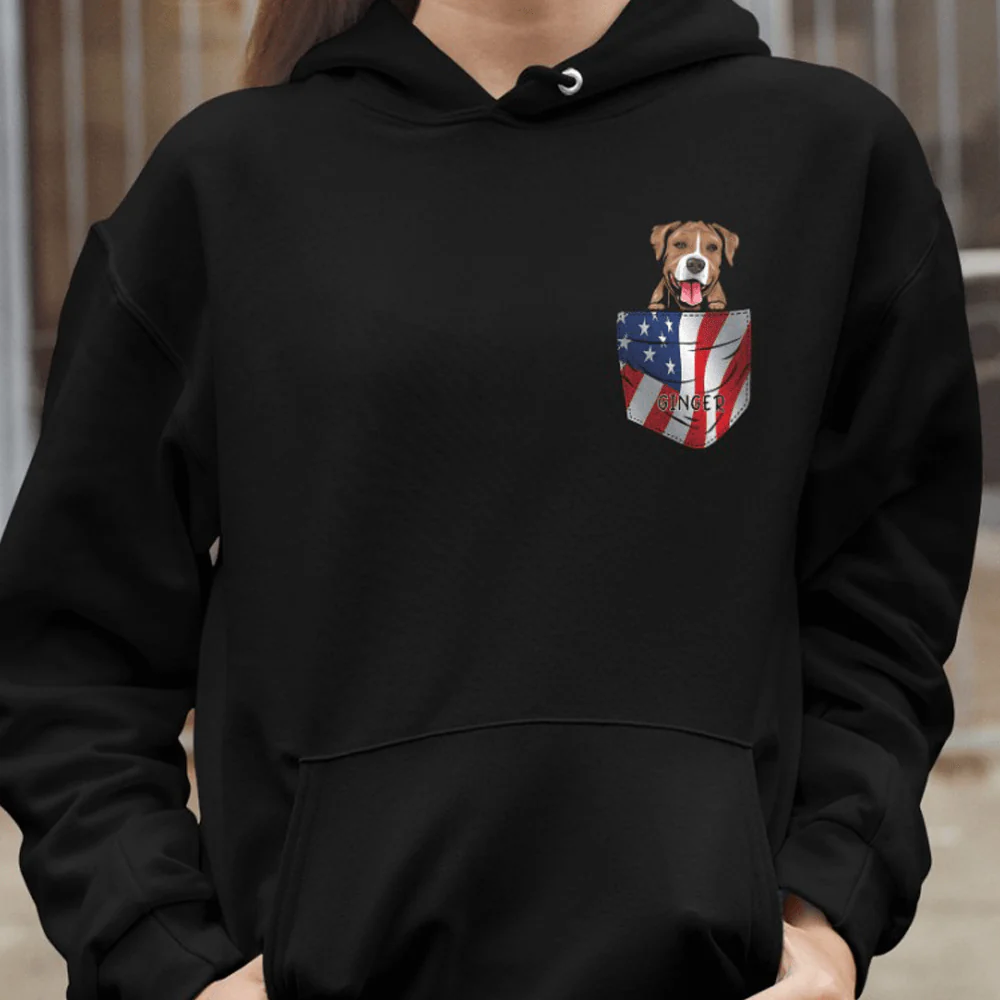American Pocket Dark Dog Shirt - Image 3