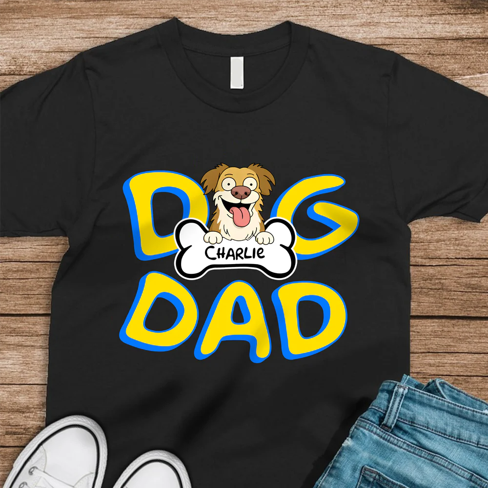 Personalized Dog Mom Dog Dad Dark Shirt Dog Lovers Gifts CH07 895640 - Image 2