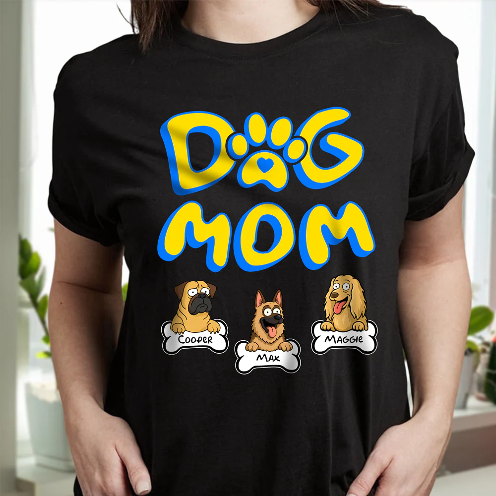 Personalized Dog Mom Dog Dad Dark Shirt Dog Lovers Gifts CH07 895640 - Image 7