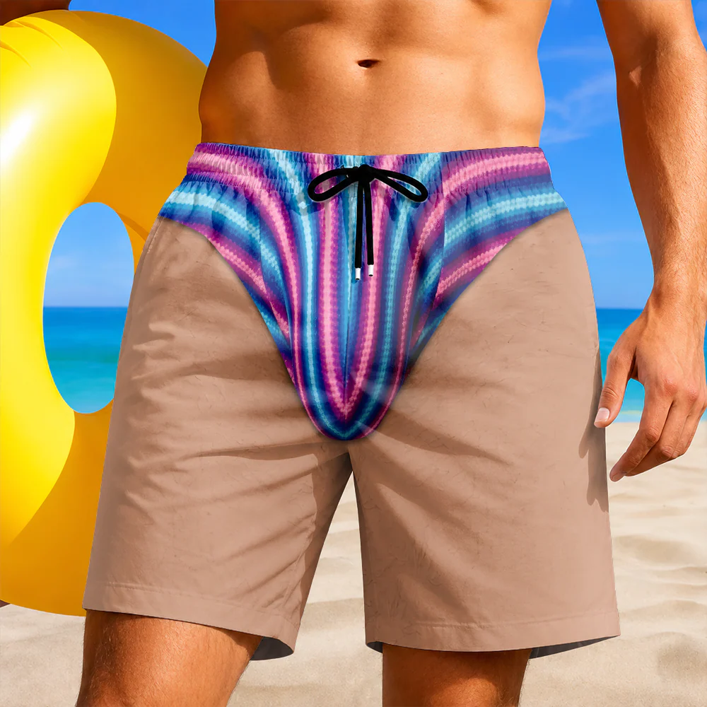 Personalized Funny Underwear Illusion Beach Shorts CH07 180150 - Image 4