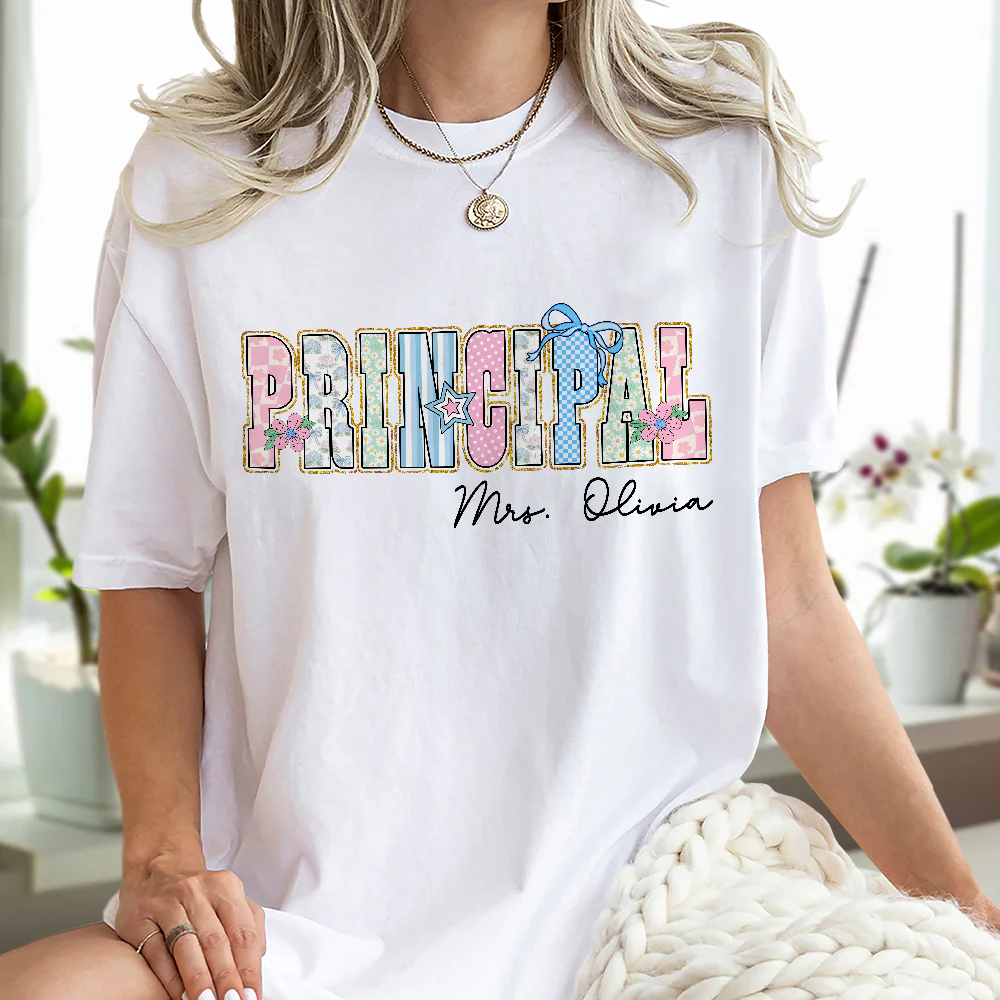 Personalized Gift For Teacher Name School Occupation Bright Shirt LM32 893769 - Image 4
