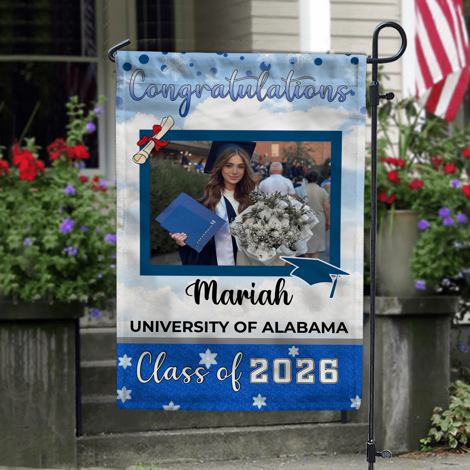 Graduation Flag To Graduation Class Of 2025 HA75 891888 - Image 10