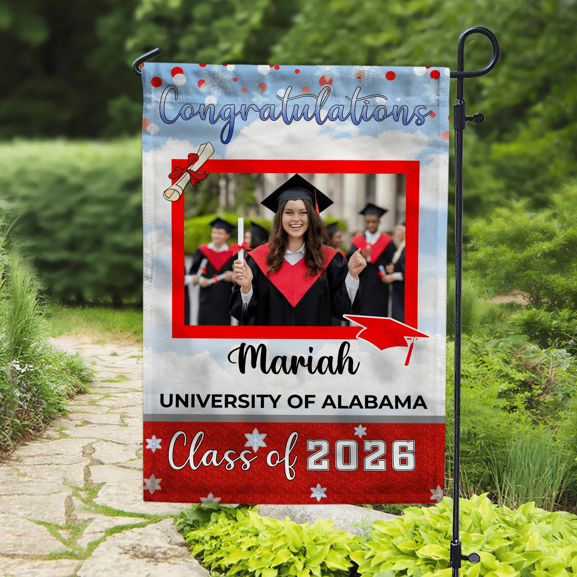 Graduation Flag To Graduation Class Of 2025 HA75 891888 - Image 15