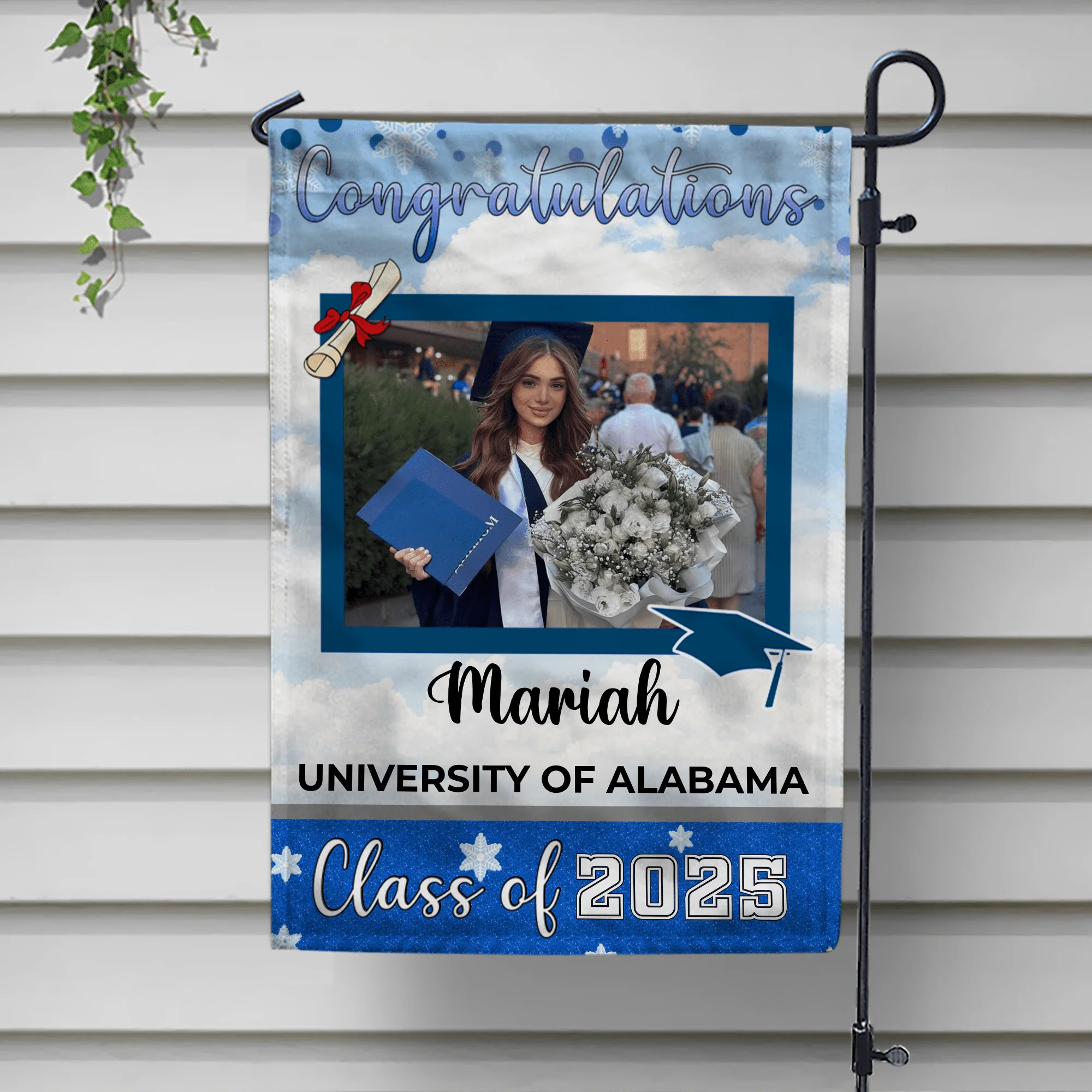 Graduation Flag To Graduation Class Of 2025 HA75 891888 - Image 5