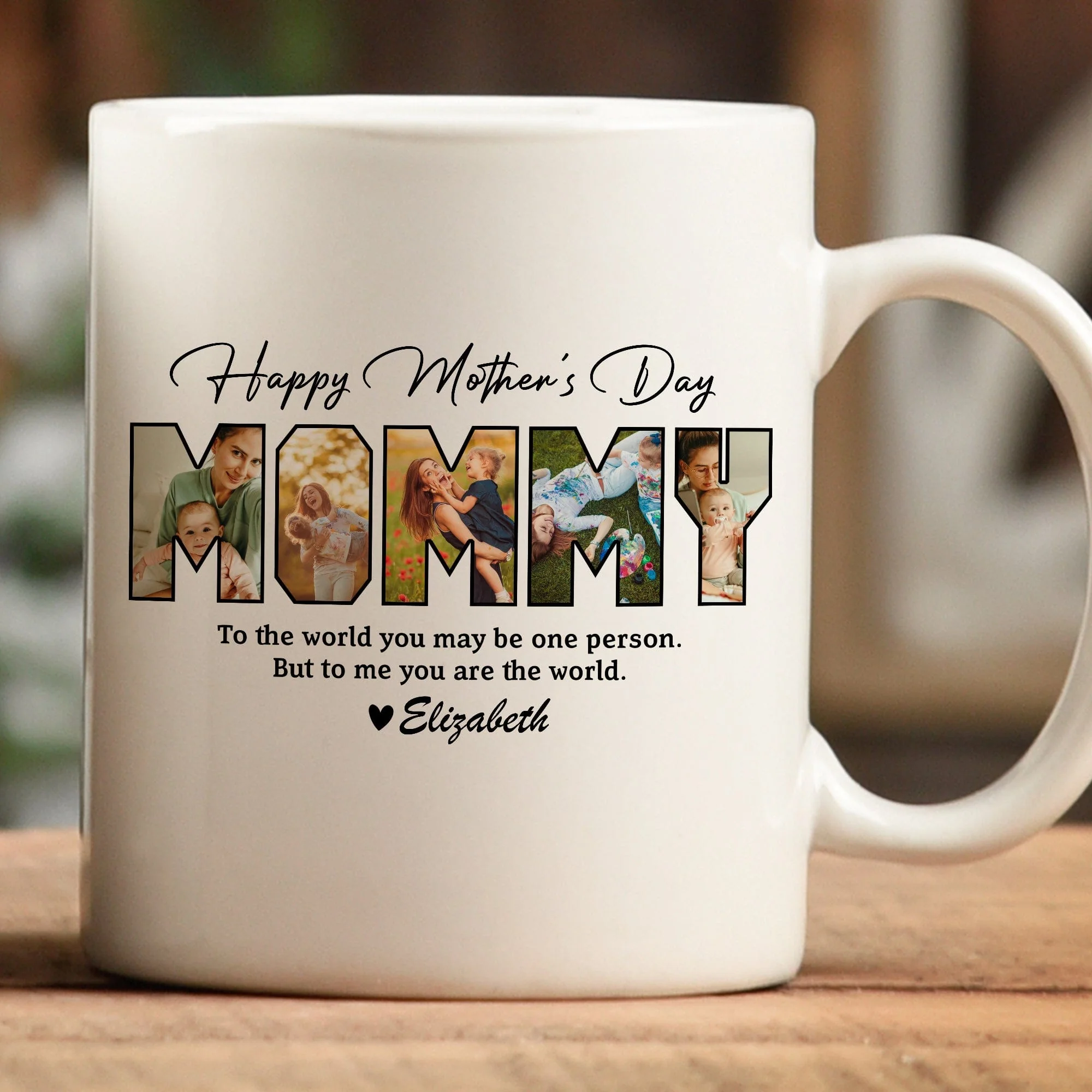 Personalized Photo Happy Mother's Day To Mom Mug DA199 889069 - Image 2