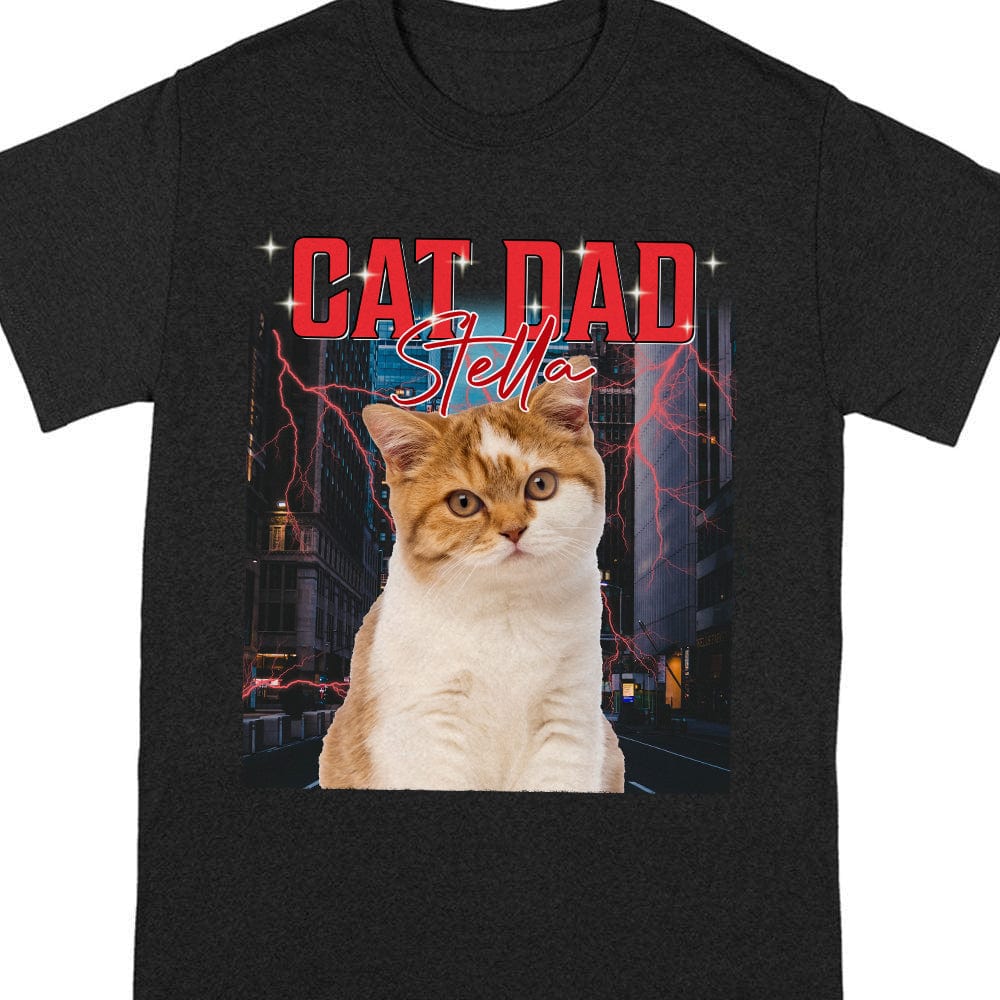 Personalized Photo Retro Vintage Cat Portrait Shirt DA199 889683 - Image 5