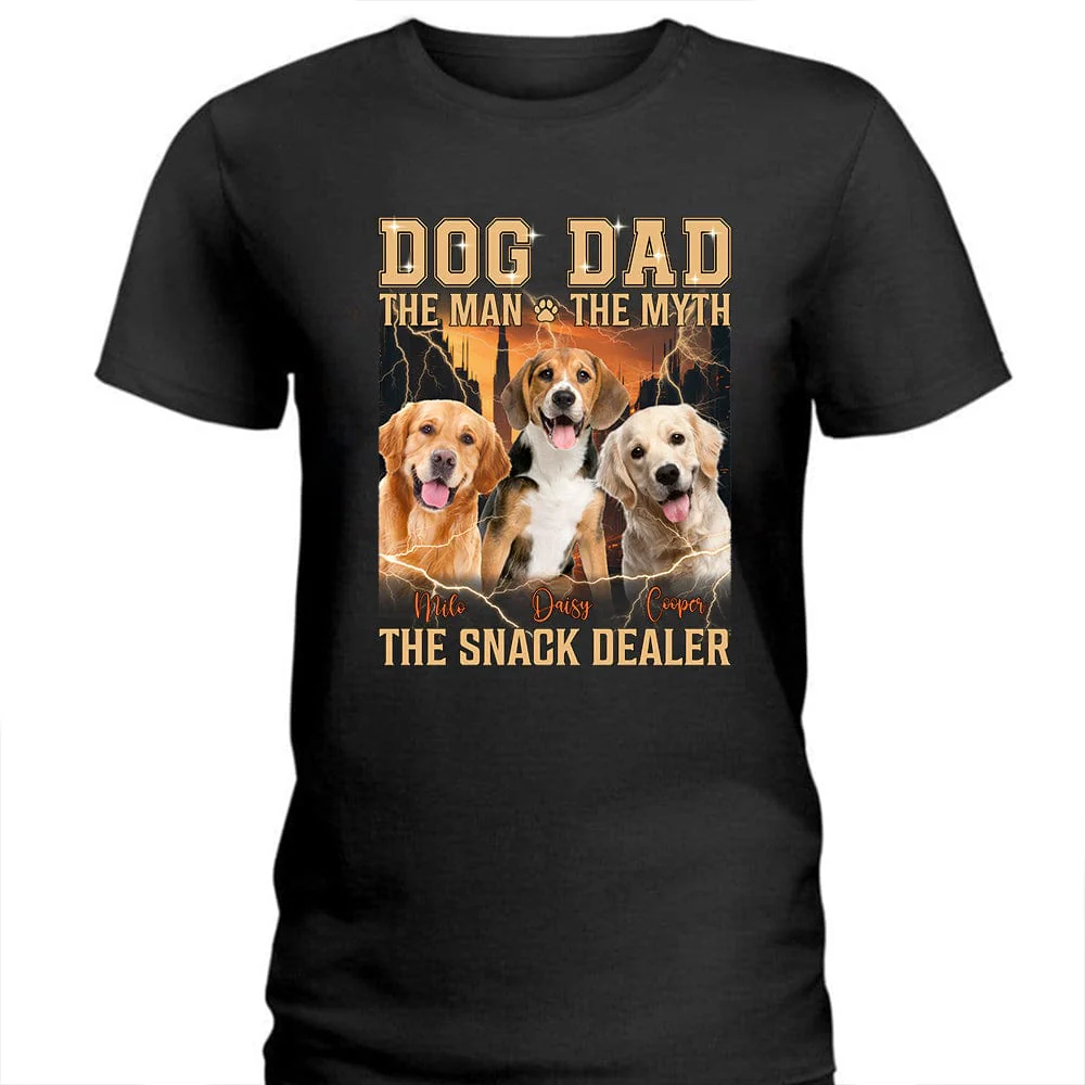 Personalized Photo The Man The Myth The Snack Dealer Pet Shirt TA29 890389 - Image 3