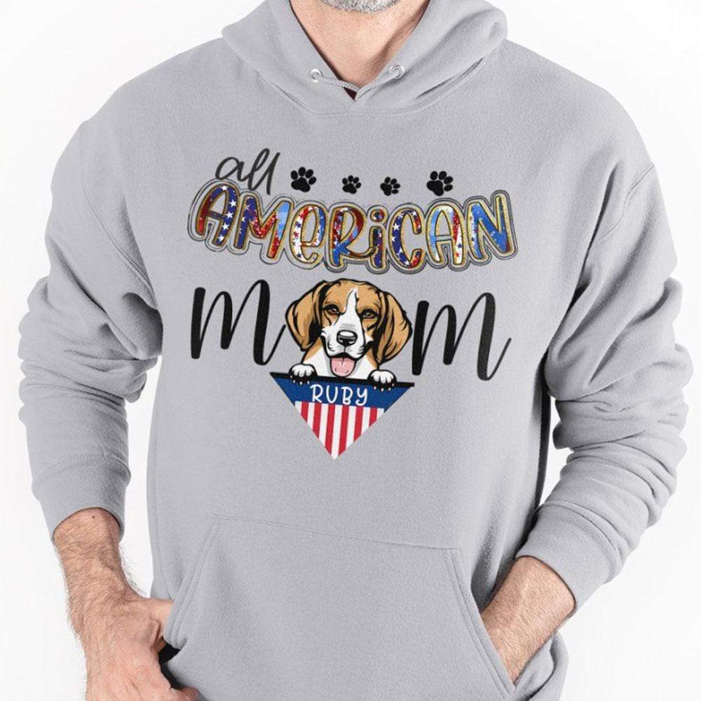 All American Mom Dog Shirt - Image 4