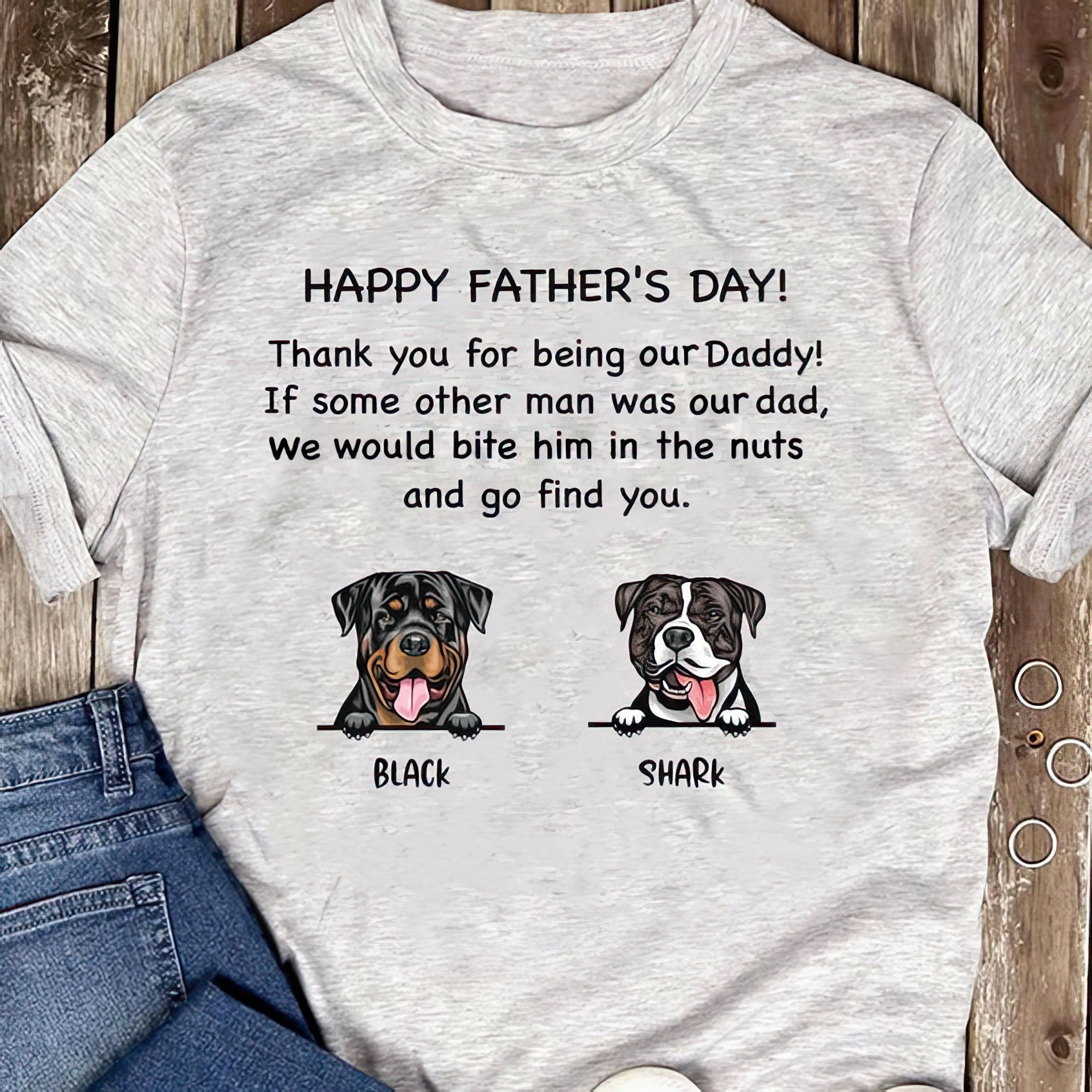 Thank You Being Daddy Dog Dad Shirt 889217 - Image 2
