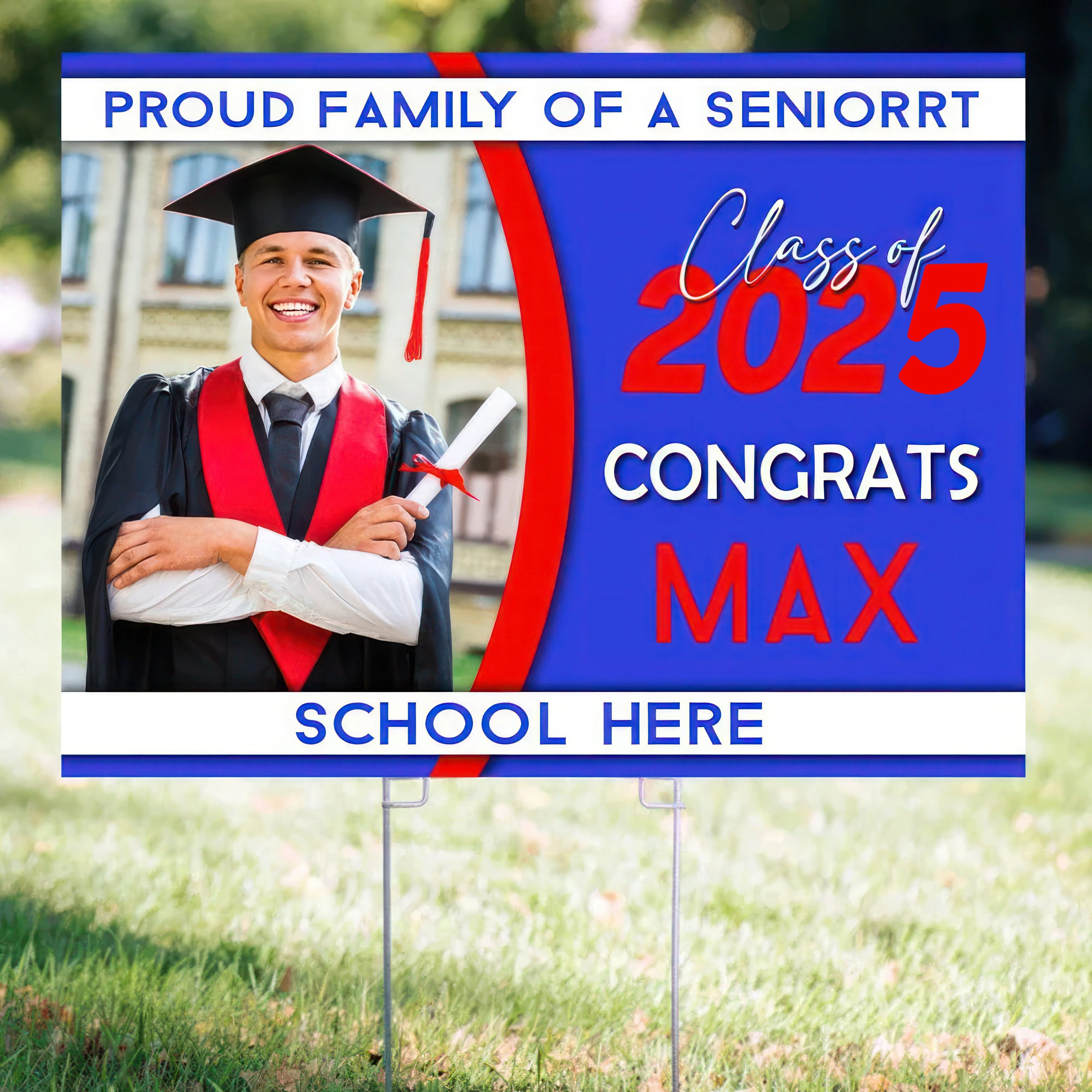 Proud Family Of A Senior 2022 Personalized Yard Sign 891904