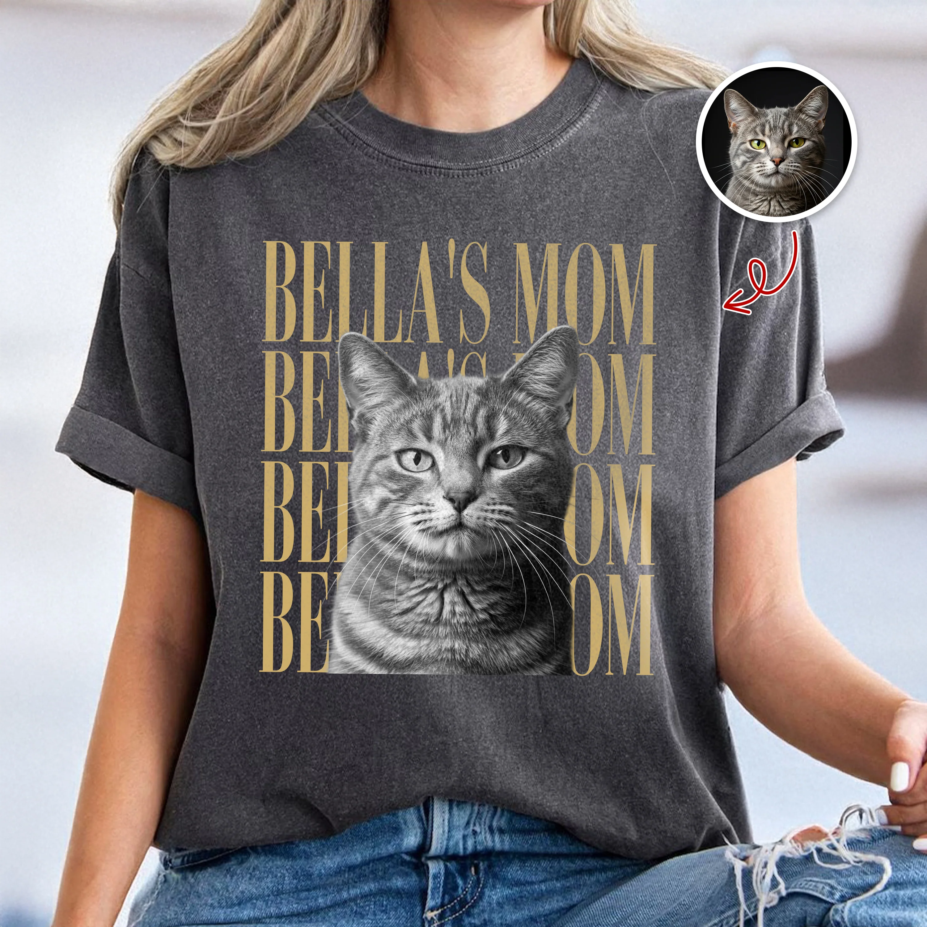 Personalized Vintage Photo Family Comfort Shirt - Dad Mom Gift HO82 902742 - Image 6